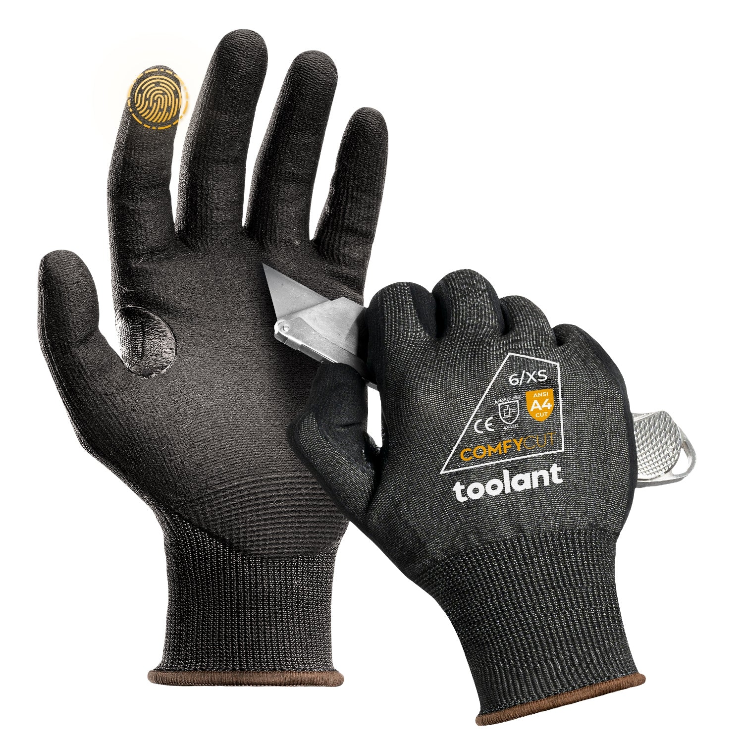 1 Pair Utility Work Gloves Women, Flexible Breathable Yard Work Gloves, Thin  Mechanic Working Gloves Touch Screen
