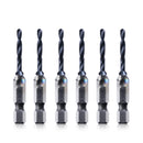 Combination Drill and Tap Bit Set, One-Step Drilling, Tapping, and Deburring/Countersinking for Stainless Steel, Aluminum,Copper, Plastic, Mild Steel
