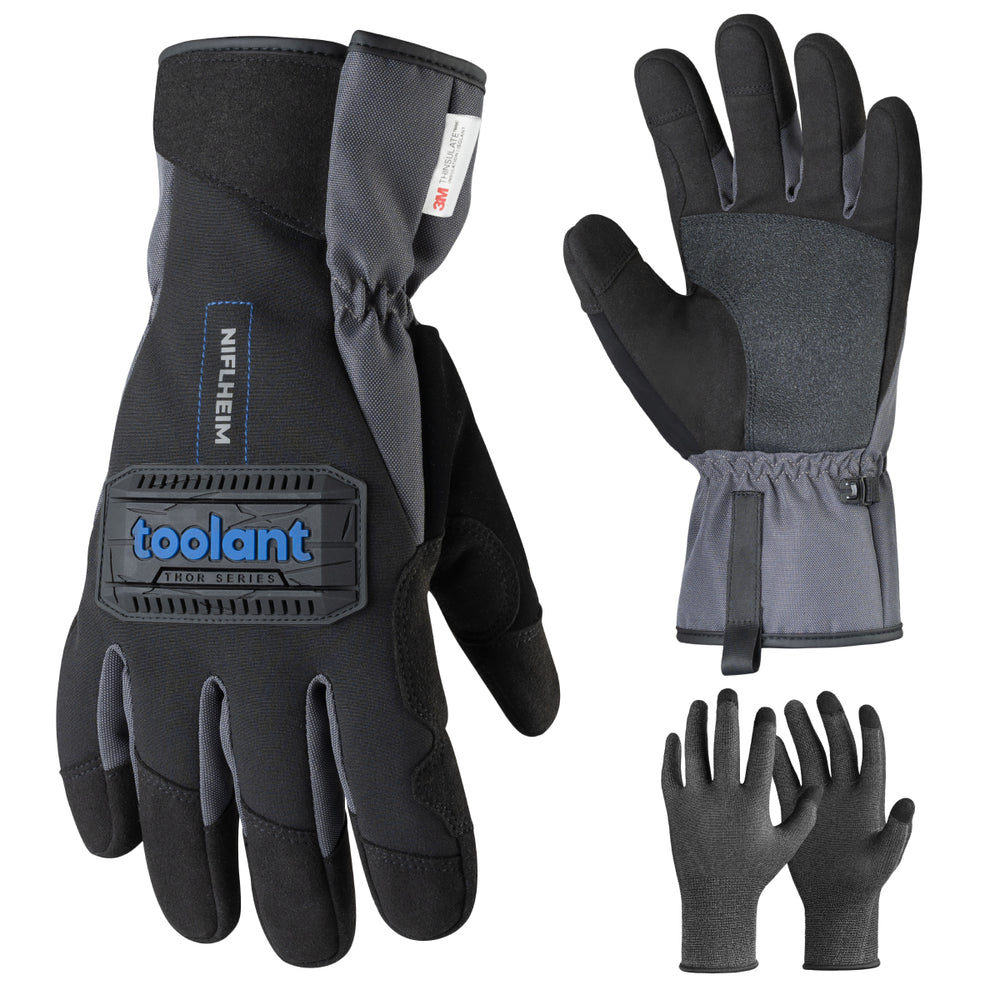 Thor Long Cuff 3M Waterproof Winter Work Gloves