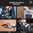 toolant Mini Ratchet Wrench Set 52pcs with Sockets and Screwdriver Bits