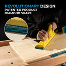 Diamond Shape Sandpaper Roll, 10 Yard Longboard Self Adhesive Sanding Blocks