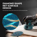 Diamond Shape 5 Inch & 6 Inch 8 Hole Dust-Free Sanding Disc Hook and Loop Pads