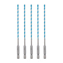 Carbide Tipped Masonry Hammer Drill Bit Sets with Shockproof Hex Shank