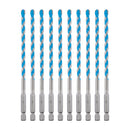 Carbide Tipped Masonry Hammer Drill Bit Sets with Shockproof Hex Shank