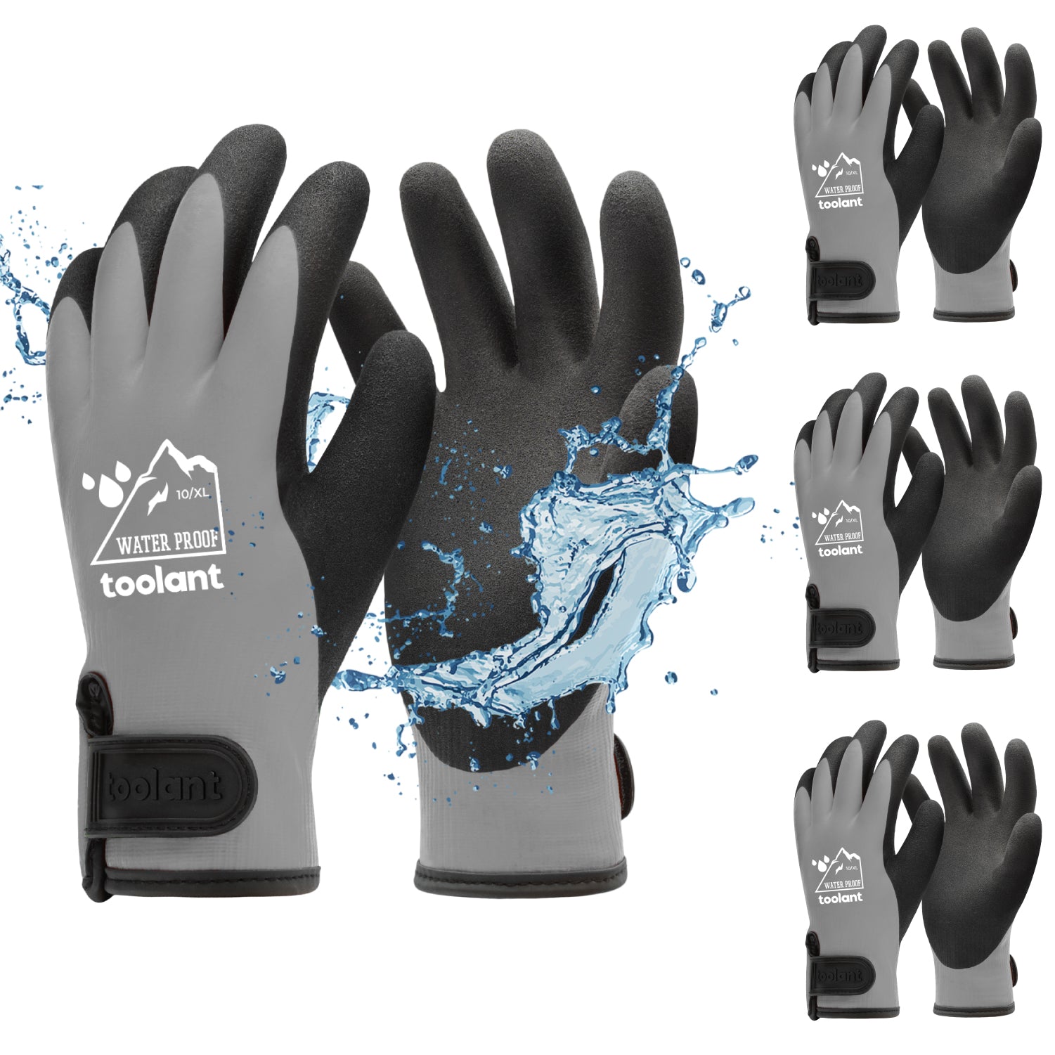 Latex Fully Soaked Heavy Duty Waterproof Winter Gloves