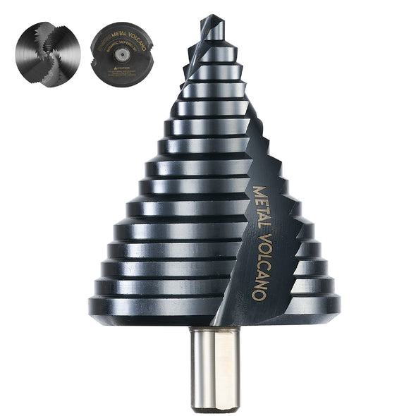 Four Spiral Flute Cobalt Step Drill Bit V1.0