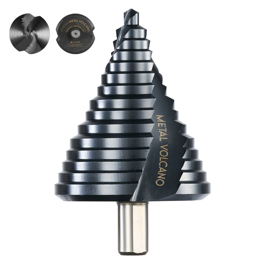 Four Spiral Flute Cobalt Step Drill Bit V1.0
