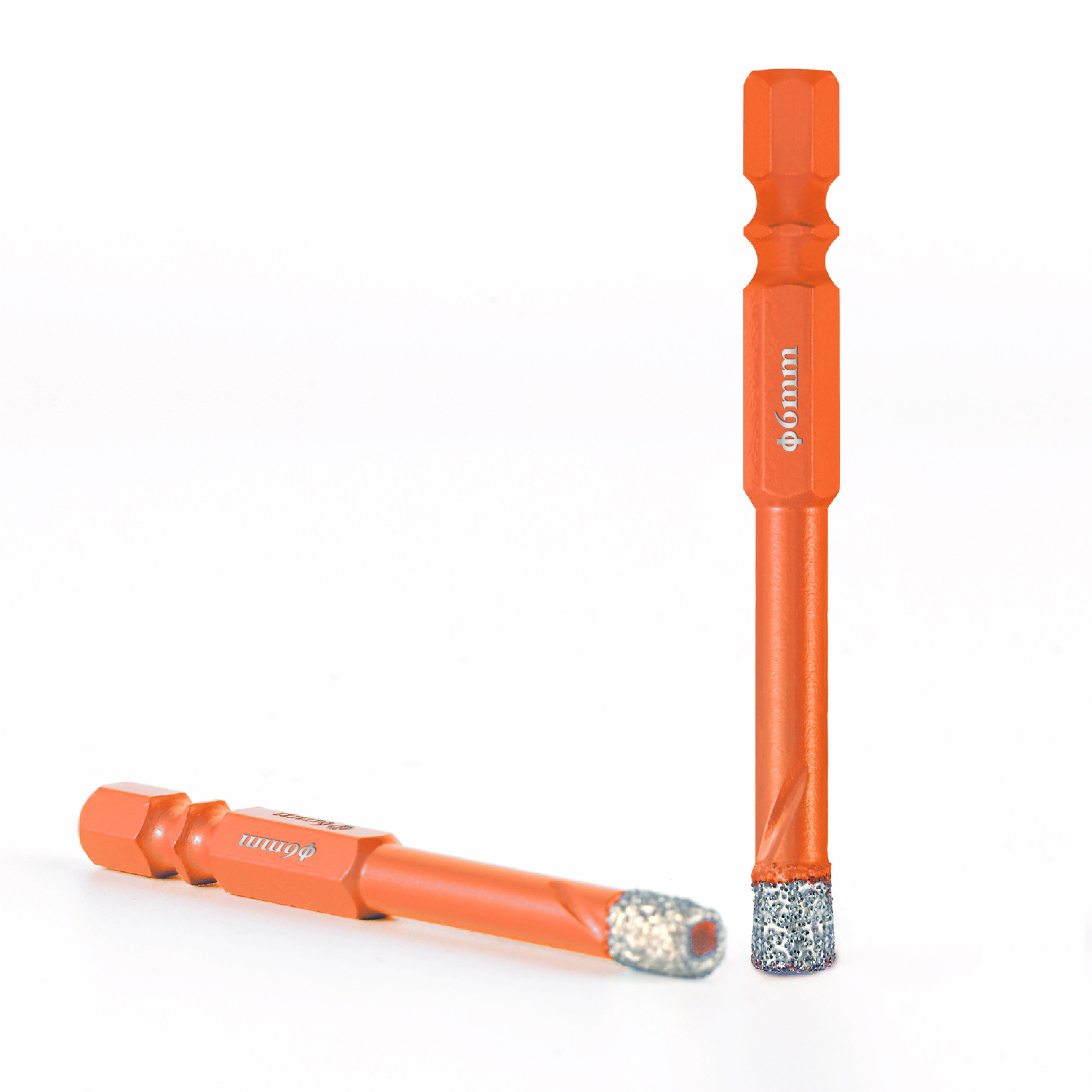 Dry Diamond Drill Bits with Quick Change Hex Shank for Glass Granite Porcelain Tile Ceramic Marble