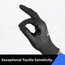 Cut Resistant Work Gloves, Level 4, Ultra Light and Thin, Fitting and Flexible, Breathable, Firm Grip, Touch-Screen