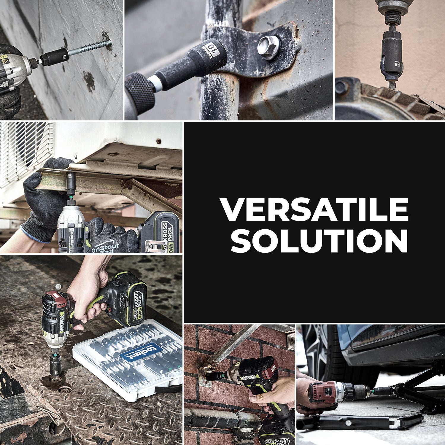 toolant Magnetic Nut Driver Bit Set for Impact Driver