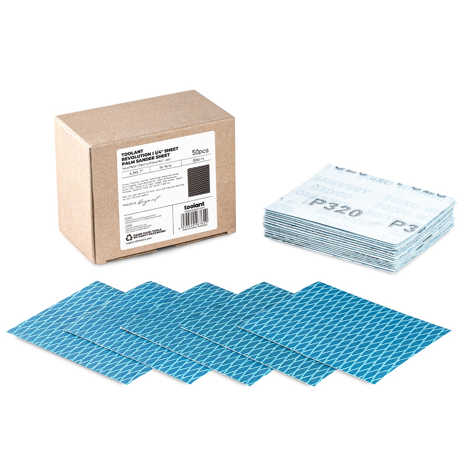 1/4" Sheet Sander Hook and Loop Sandpaper