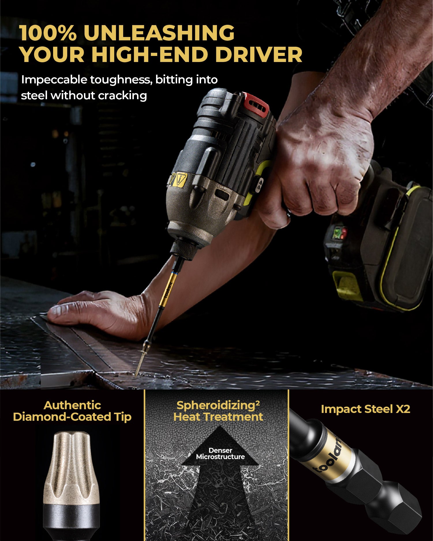 [Ultra] Impact Driver Bit Set, Torx T10-30