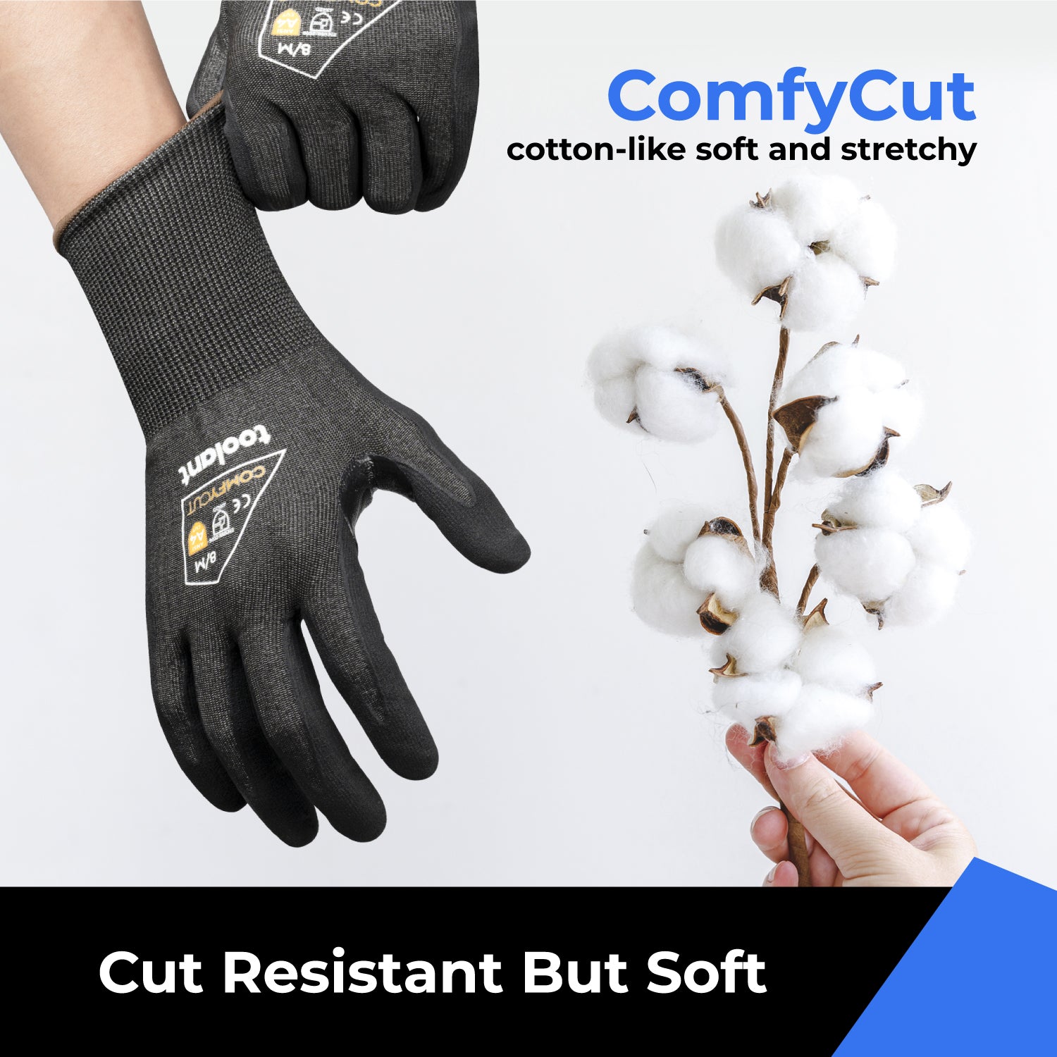 ANSI A4 Cut Resistant Work Gloves