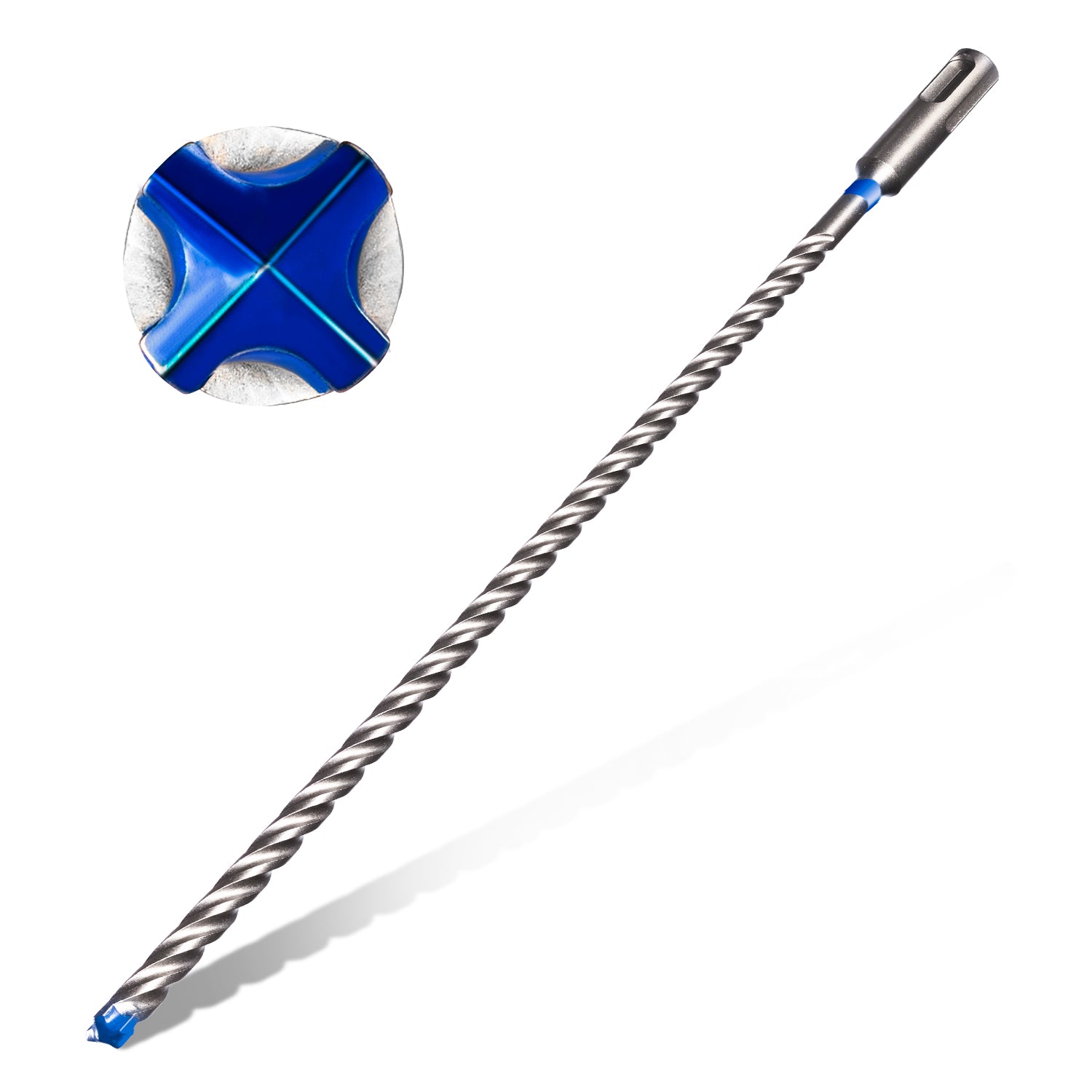 SDS Plus Rotary Hammer Drill Bits with Carbide-Tip for Bricks, Blocks, Stone