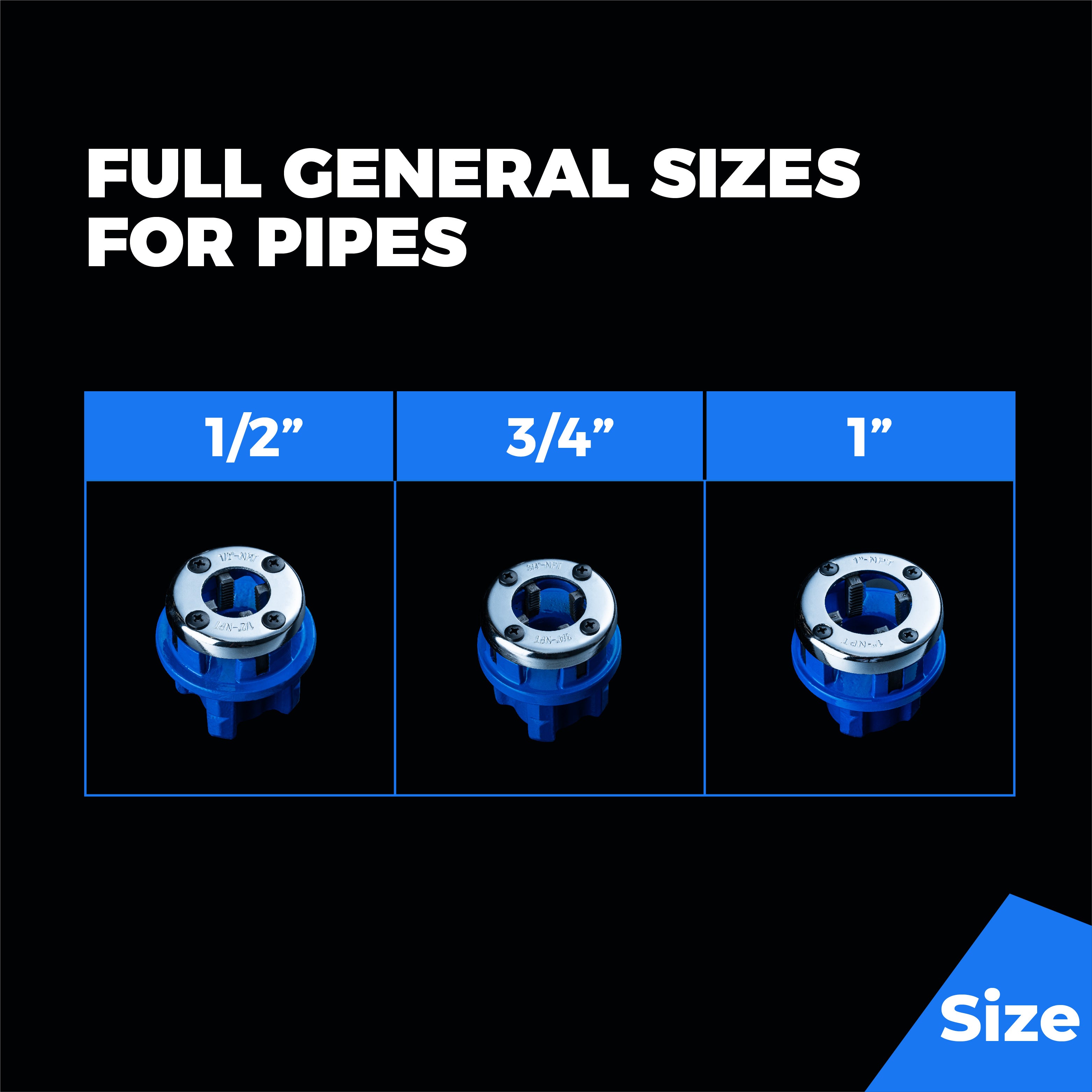 Ratchet Pipe Threader Kit, NPT, Manual