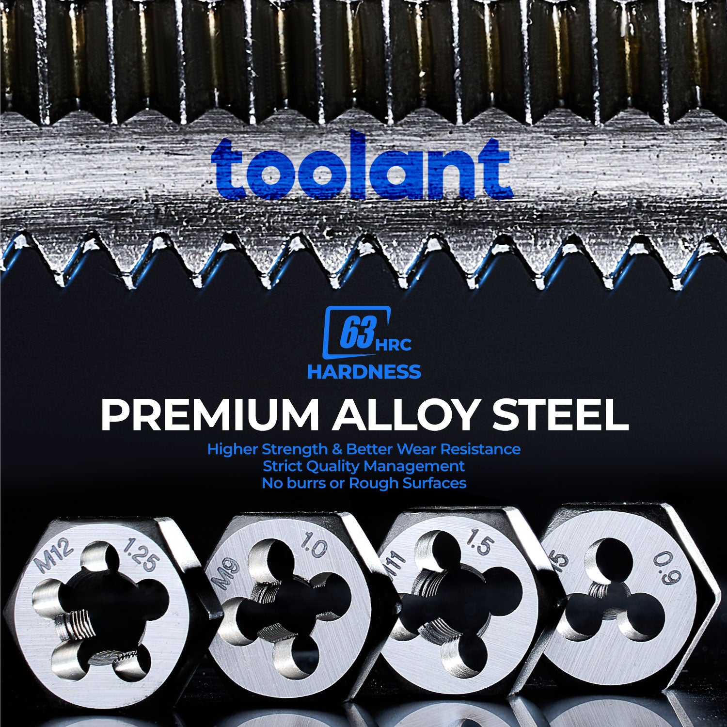 127pcs SAE/Metric Ratcheting Tap and Die Set for Threading