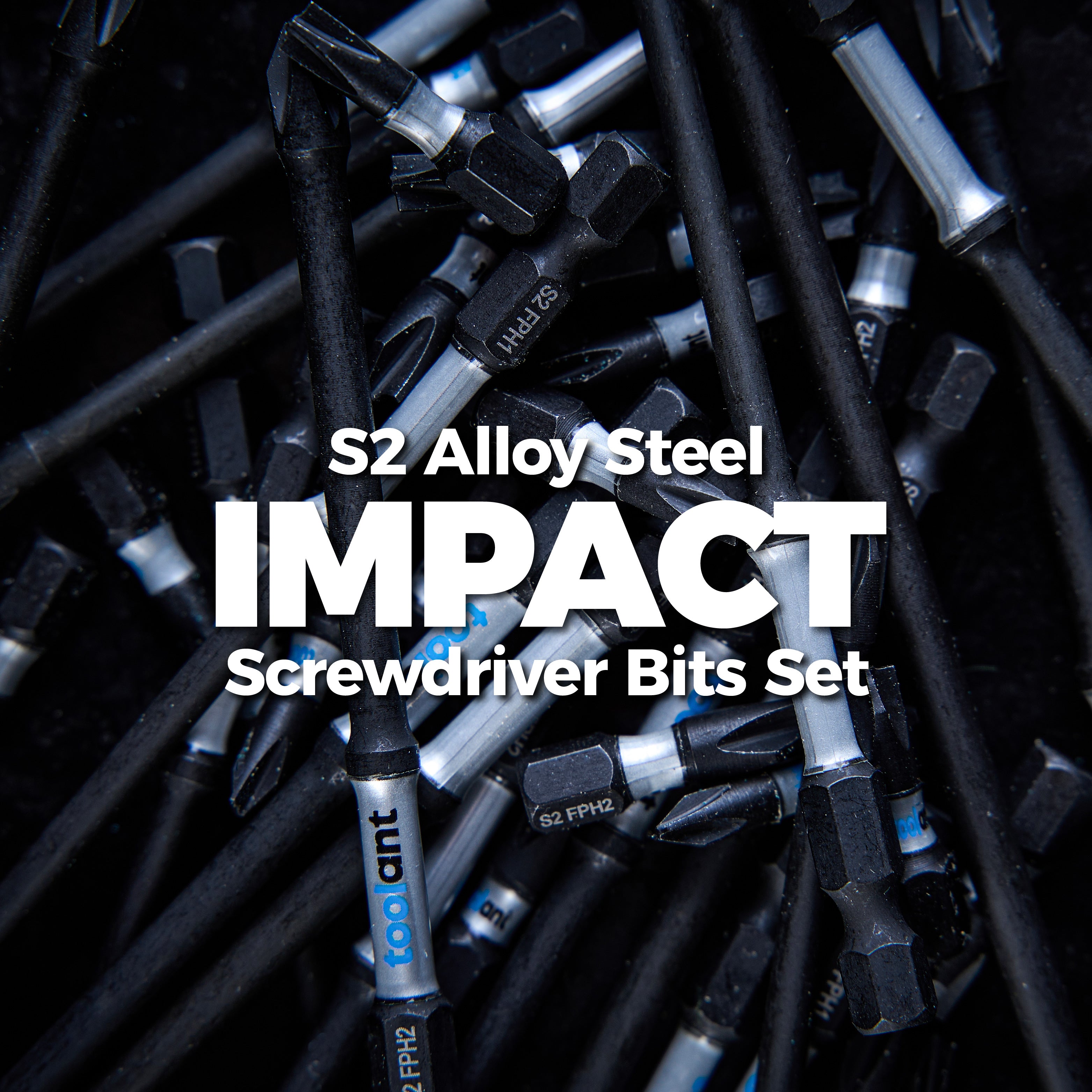 TB-Fit Electrician Impact Screwdriver Bit CNC Machined Tips with Magnetism