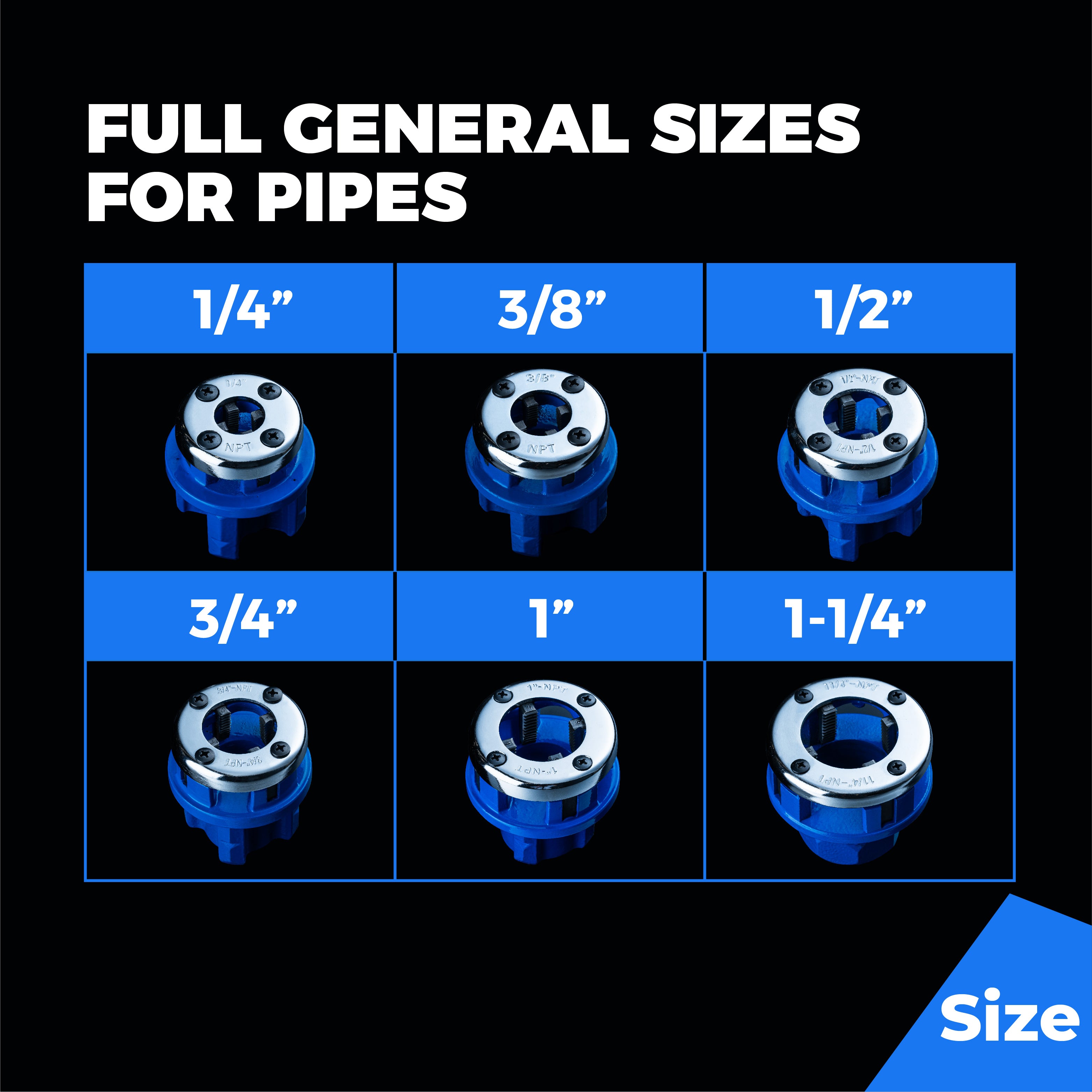 Ratchet Pipe Threader Kit, NPT, Manual