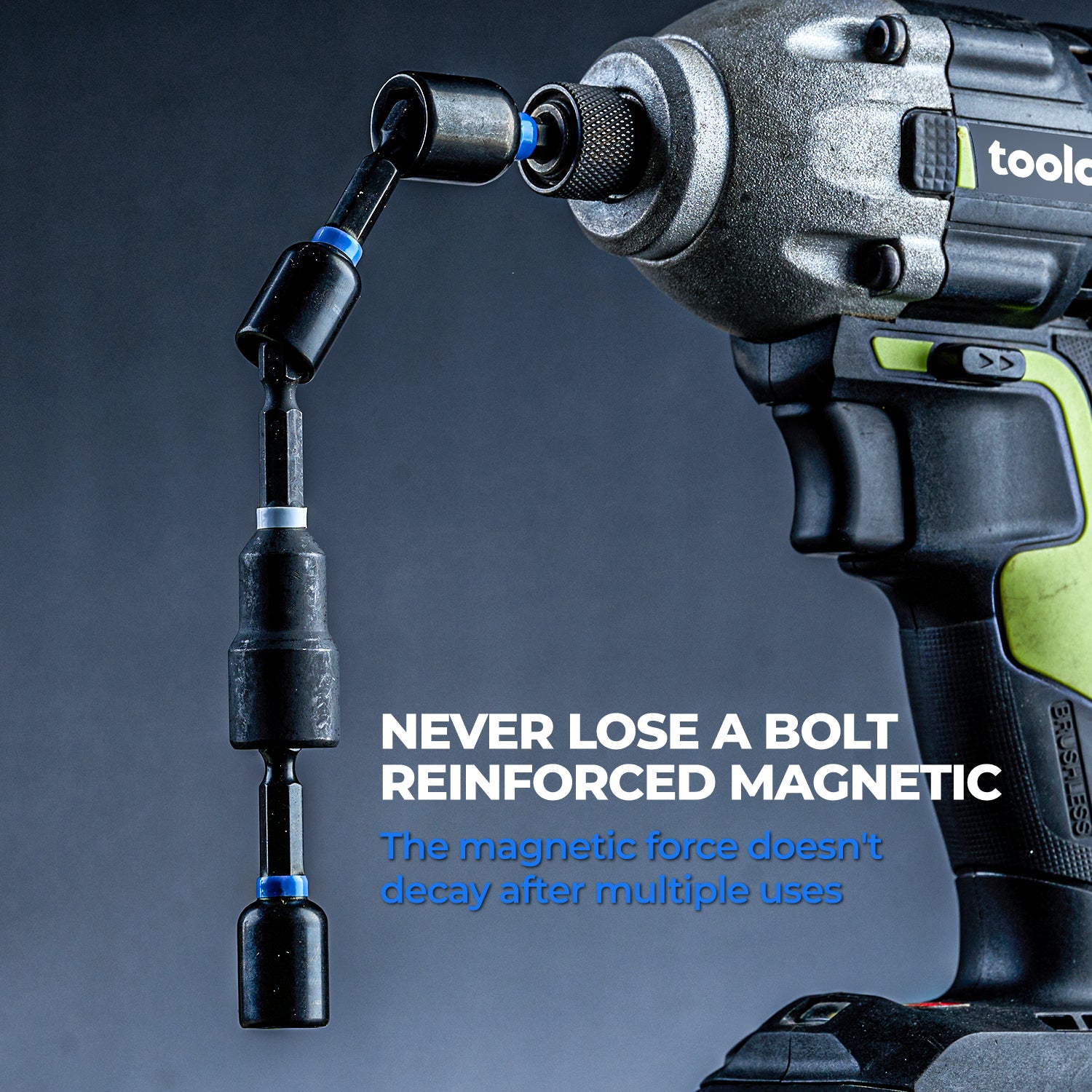 toolant Magnetic Nut Driver Bit Set for Impact Driver