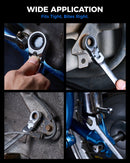 Reversible Flex-Head Ratchet Wrench Set