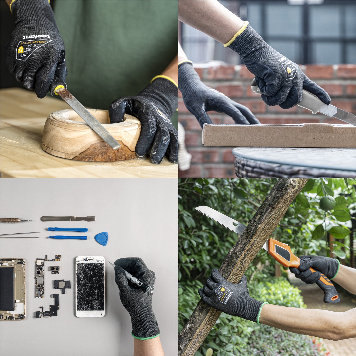 ANSI A4 Cut Resistant Work Gloves