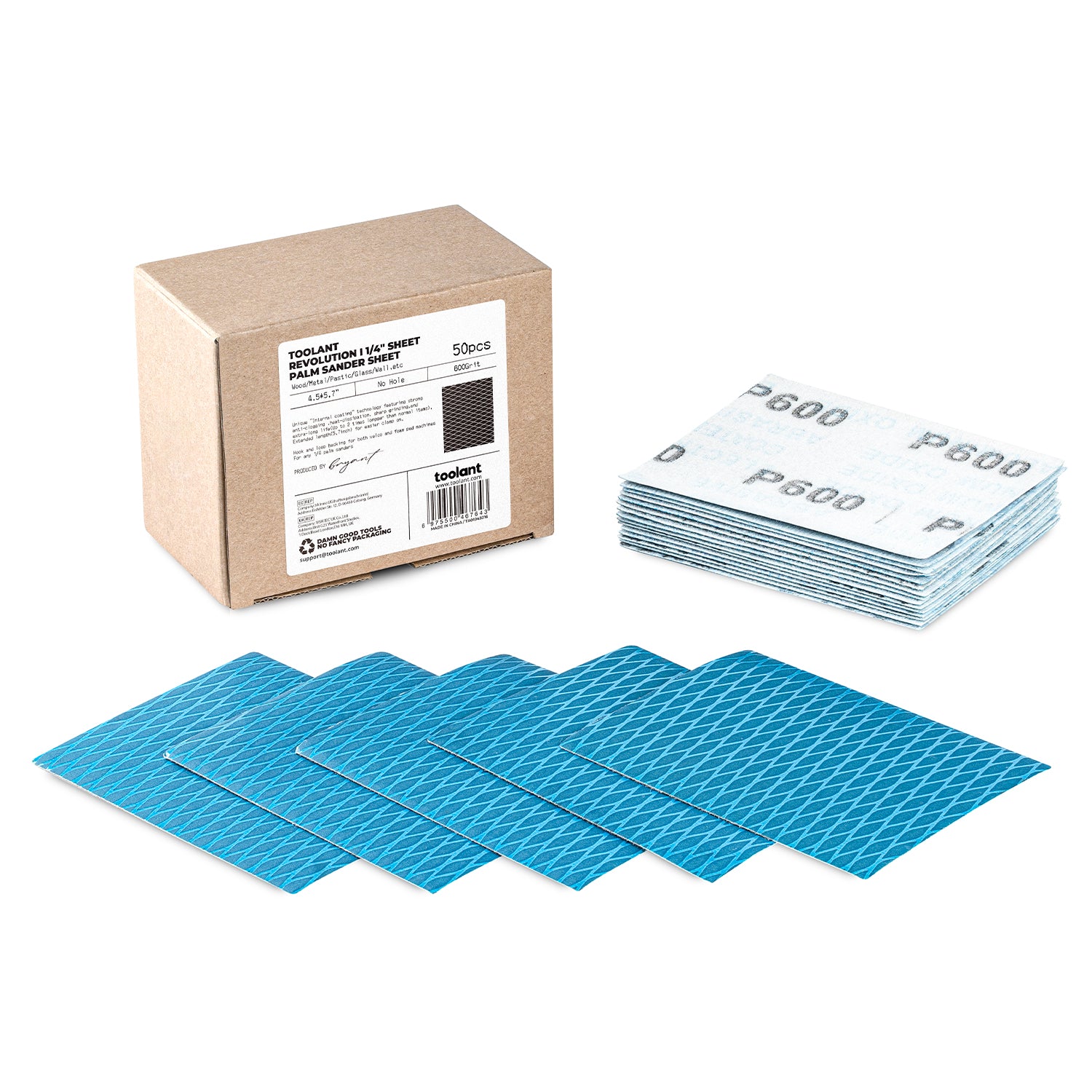 1/4" Sheet Sander Hook and Loop Sandpaper