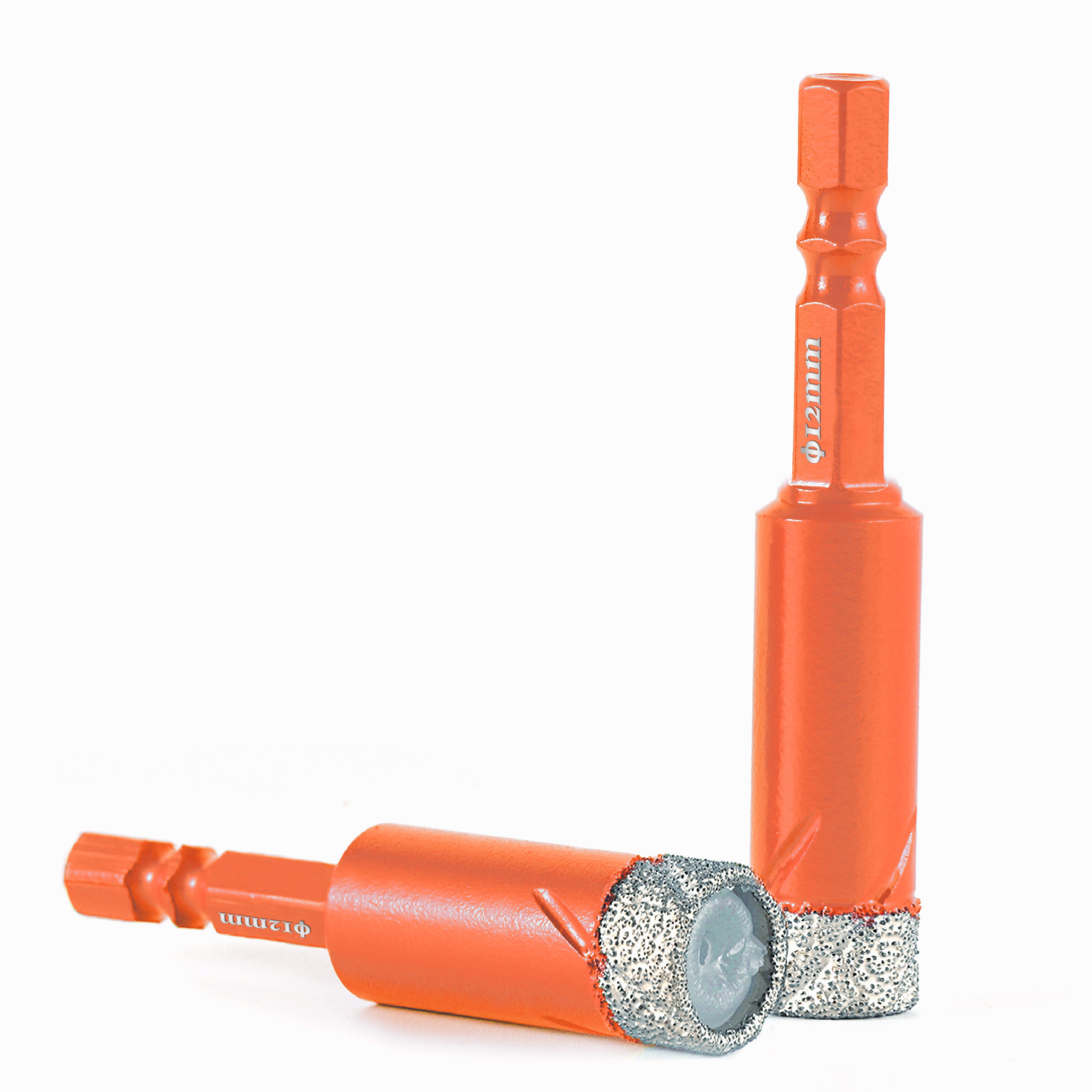 Dry Diamond Drill Bits with Quick Change Hex Shank for Glass Granite Porcelain Tile Ceramic Marble