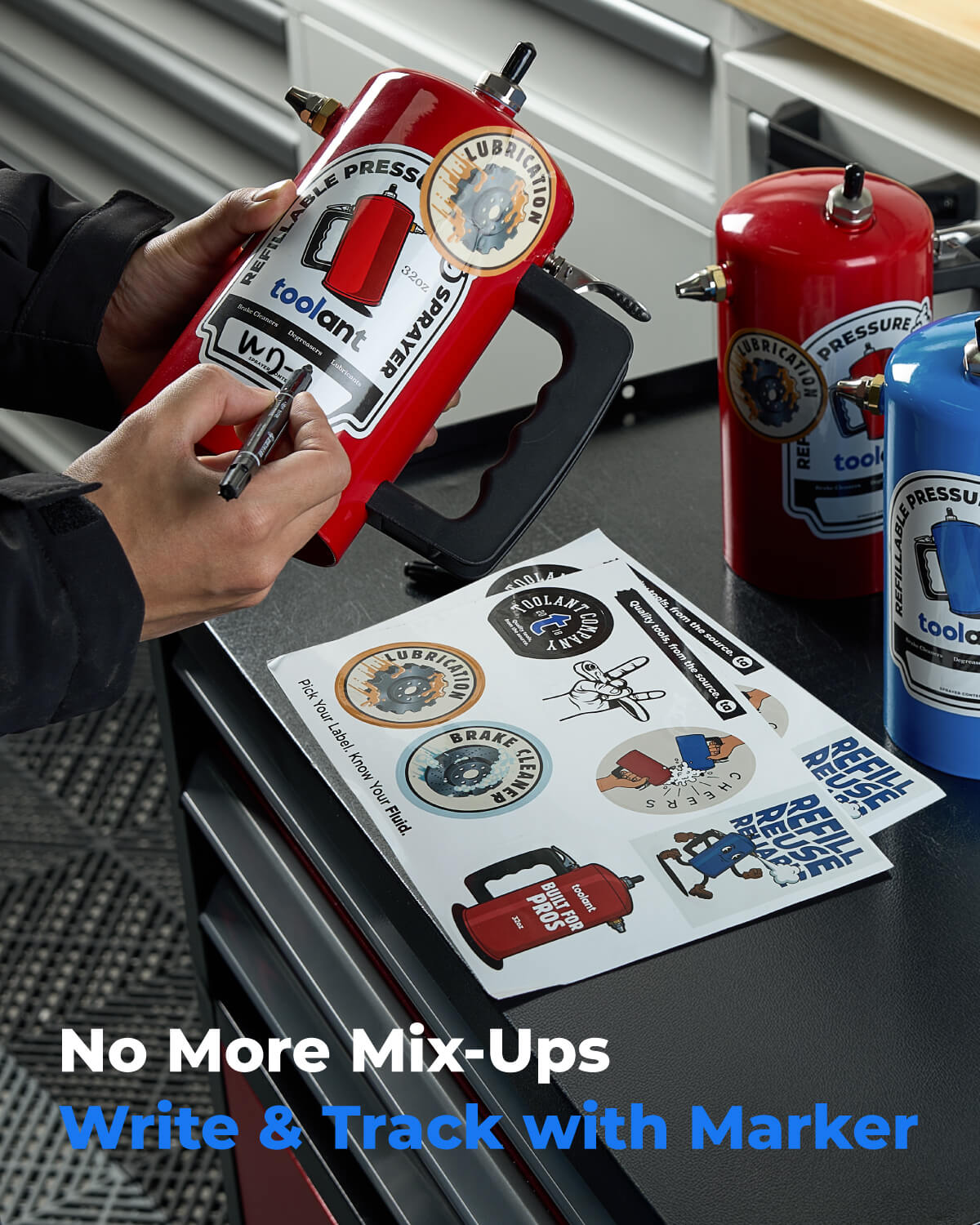 Refillable Pressurized Spray Can, 32oz