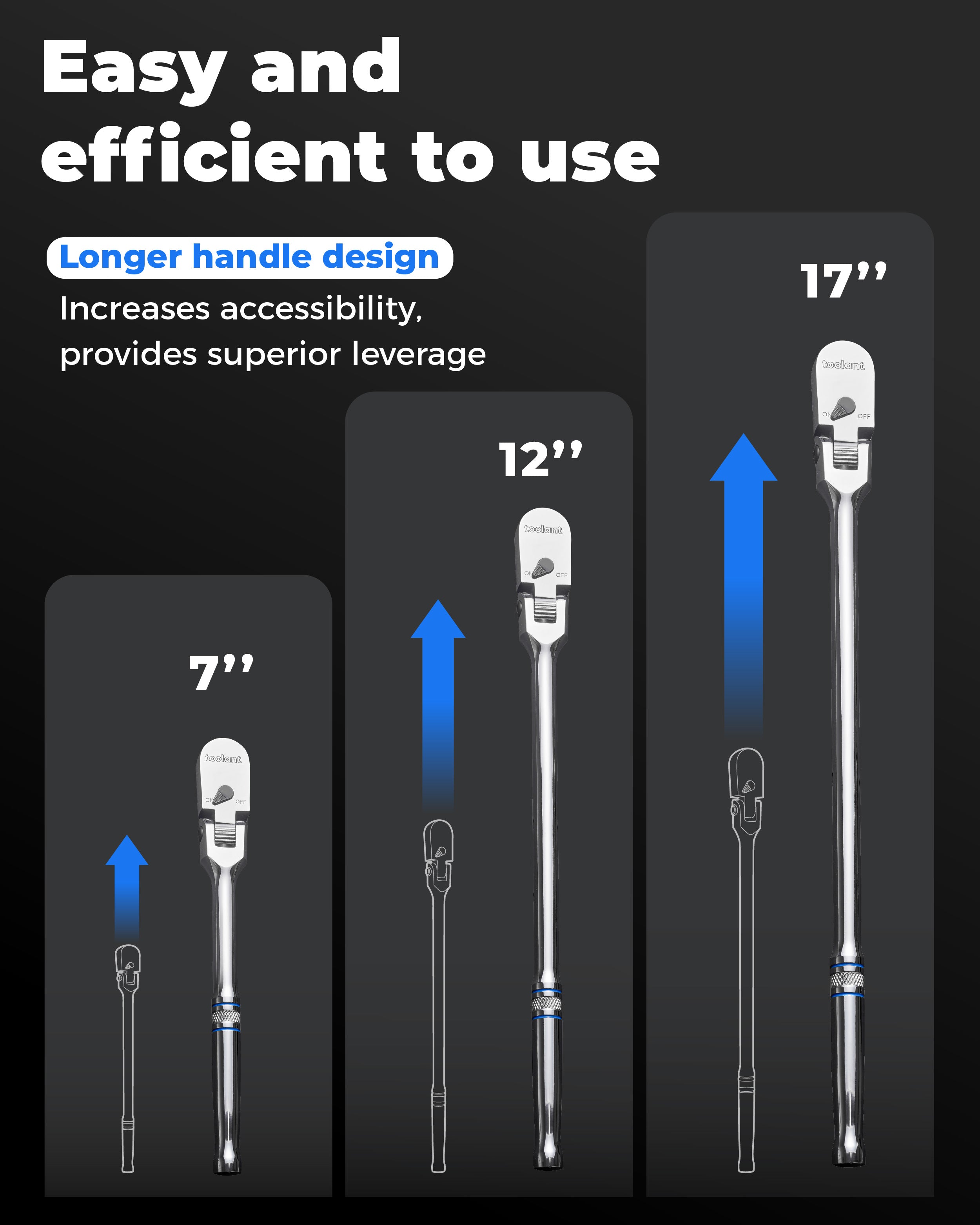 toolant Flex Head Ratchet Set