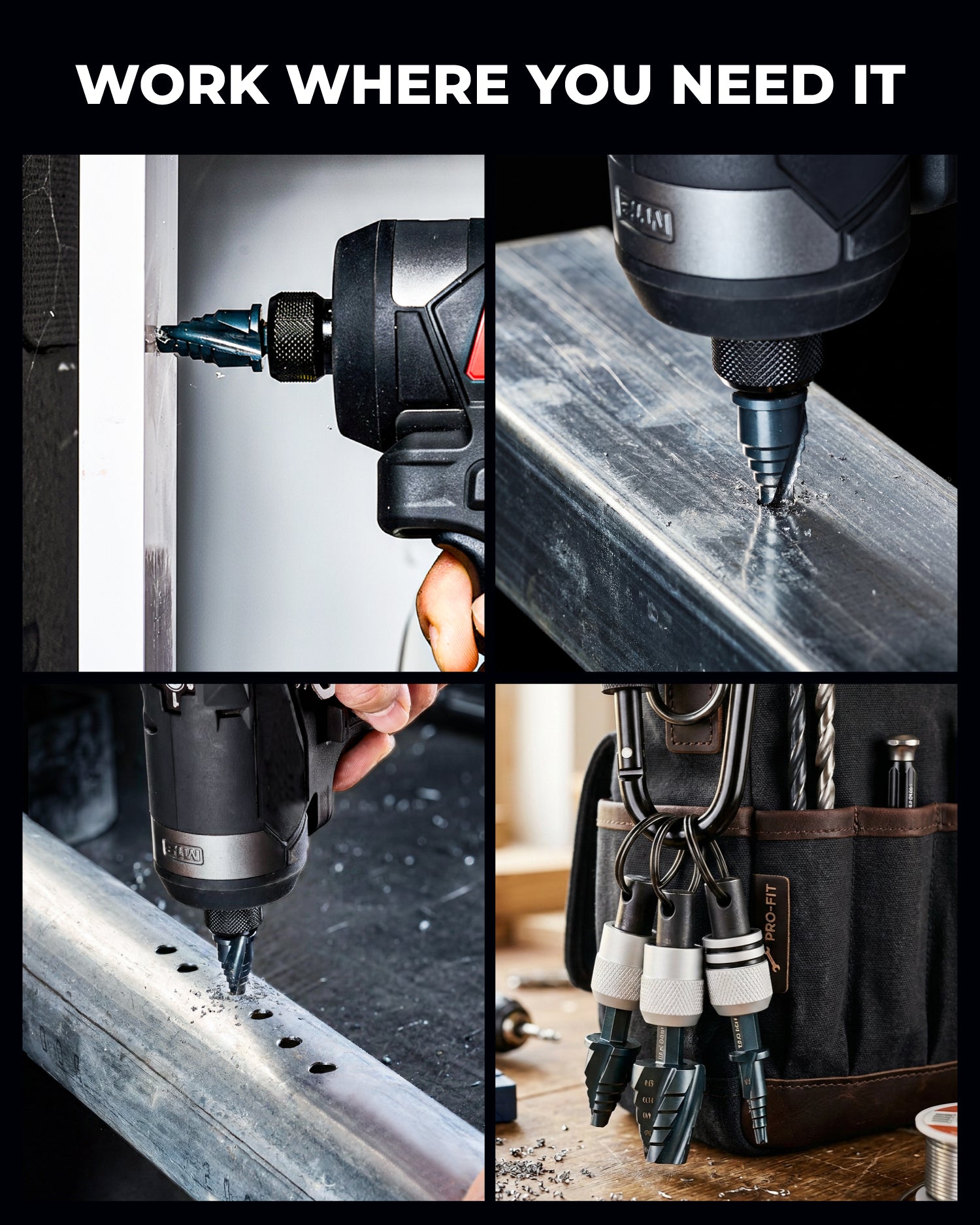 M2 HSS Mini Step Drill Bit Set