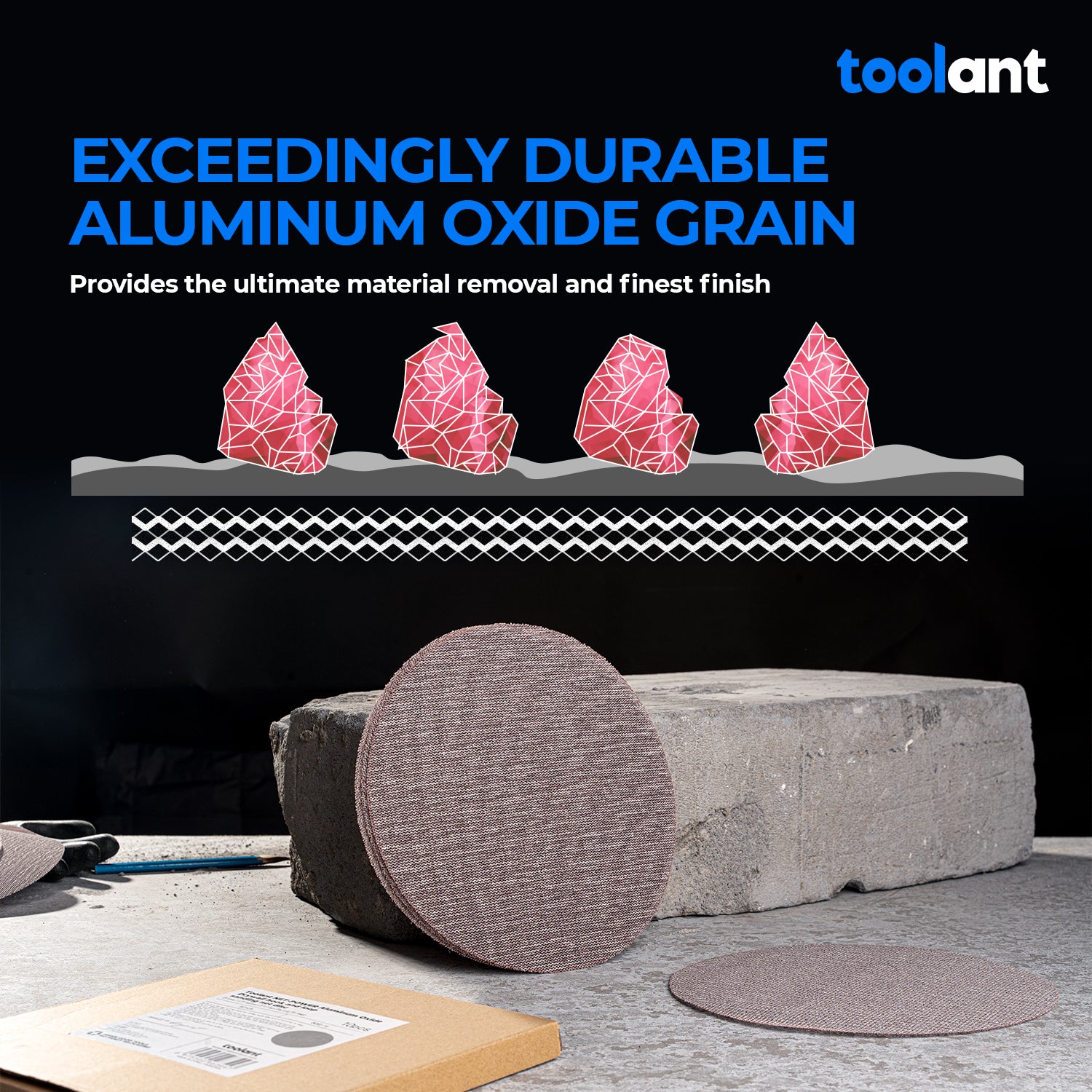 Mesh Abrasive 9 inch Dust-Free Hook and Loop Drywall Sanding Disc