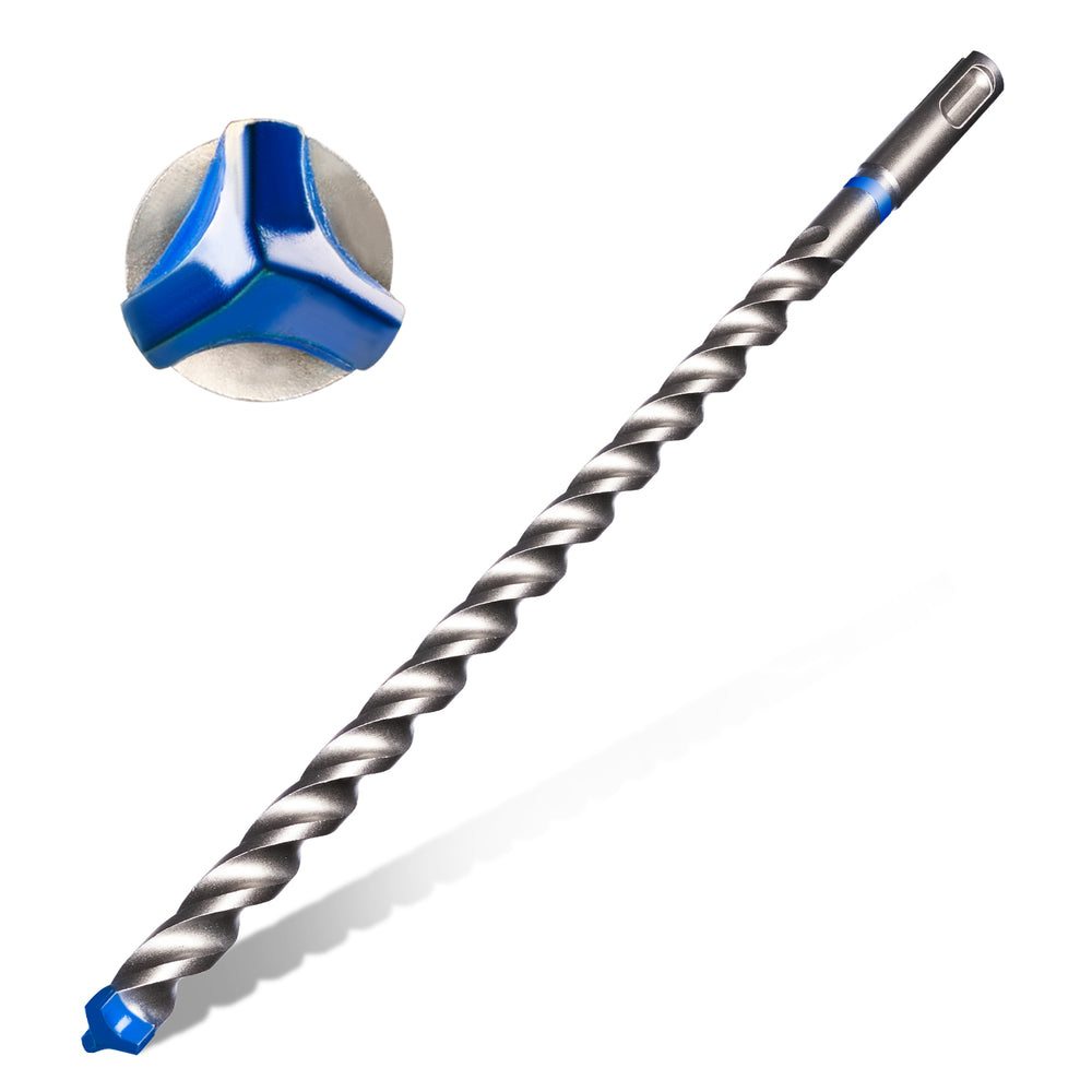 SDS Plus Rotary Hammer Drill Bits with Carbide-Tip for Bricks, Blocks, Stone