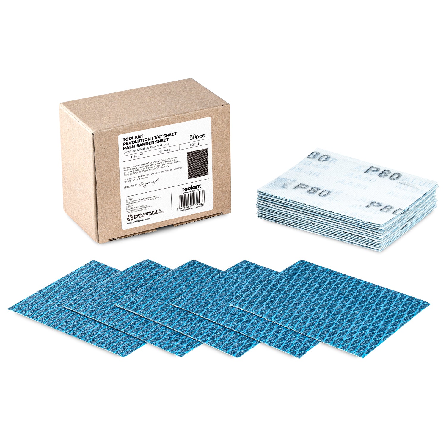 1/4" Sheet Sander Hook and Loop Sandpaper