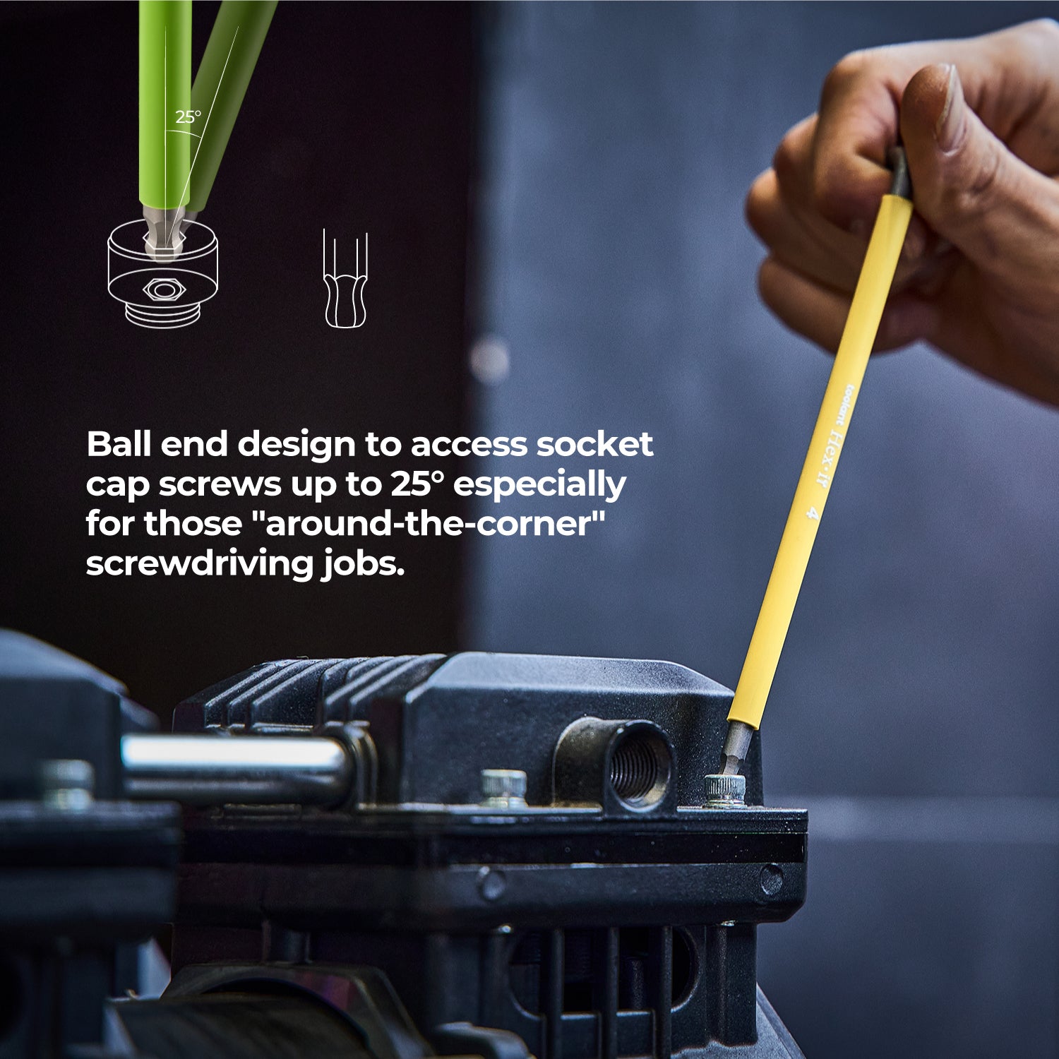 toolant Allen Wrenches Sets, Unique Patented Holder Design for Magnetizing and Demagnetizing