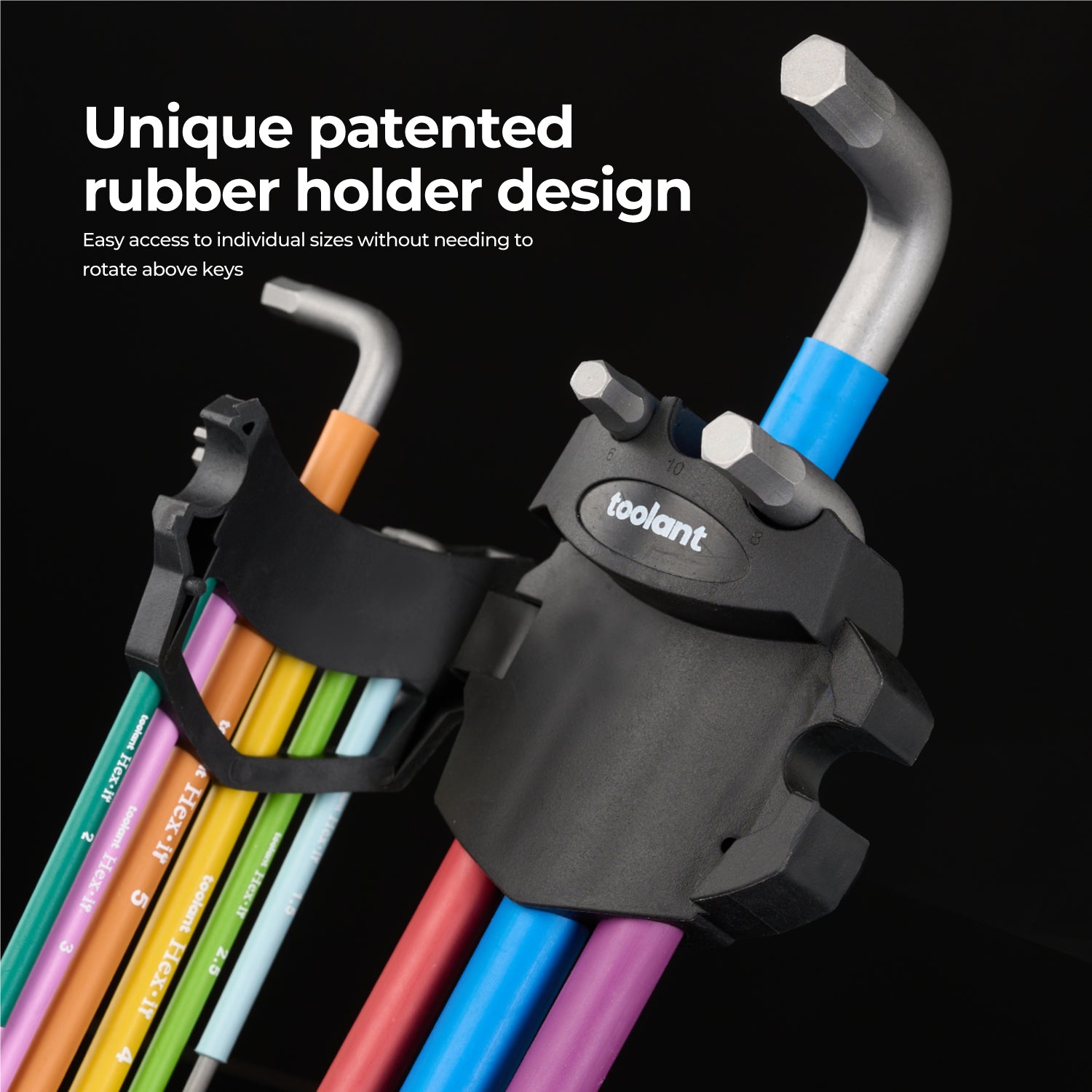 toolant Allen Wrenches Sets, Unique Patented Holder Design for Magnetizing and Demagnetizing