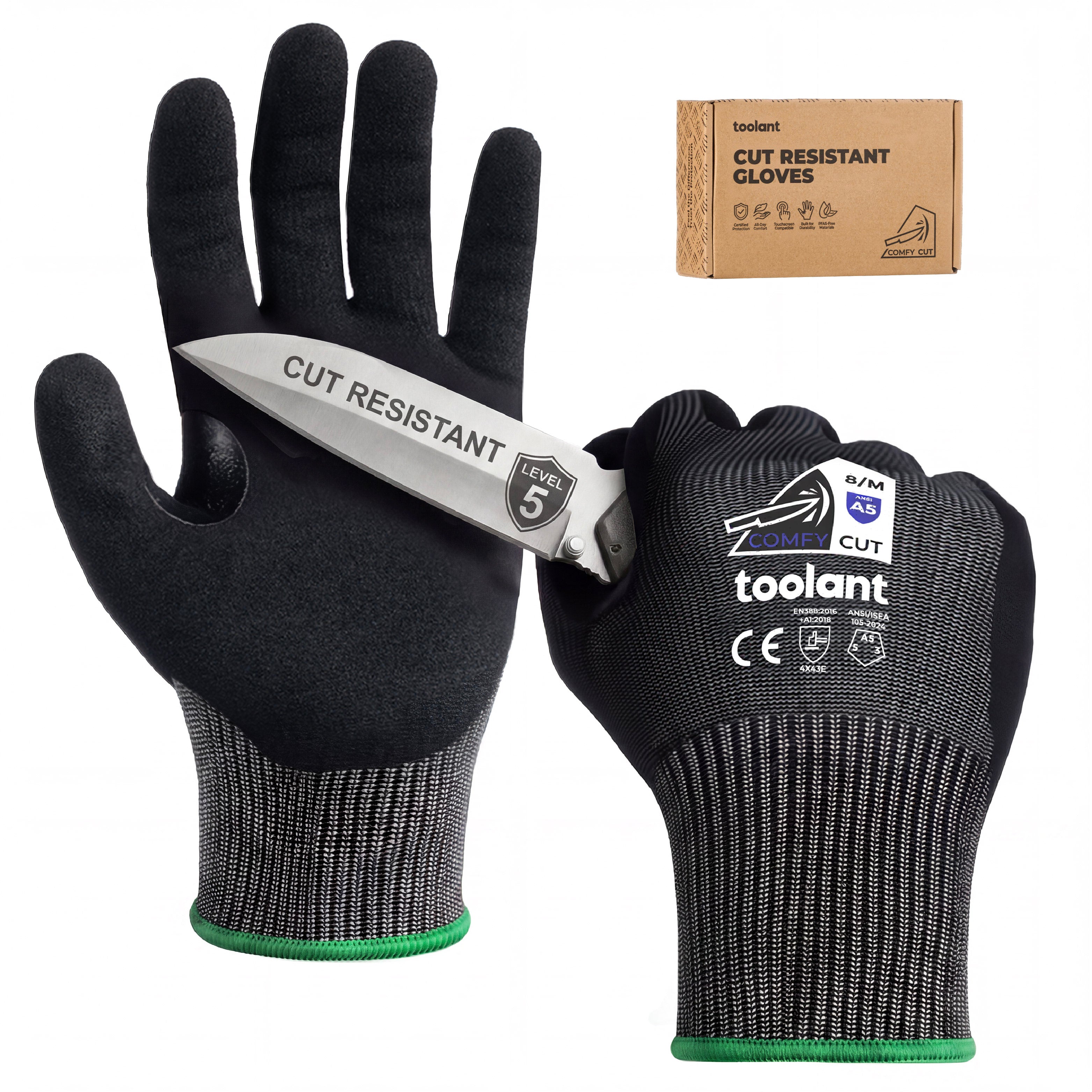 ComfyCut ANSI A5 Cut Resistant Gloves