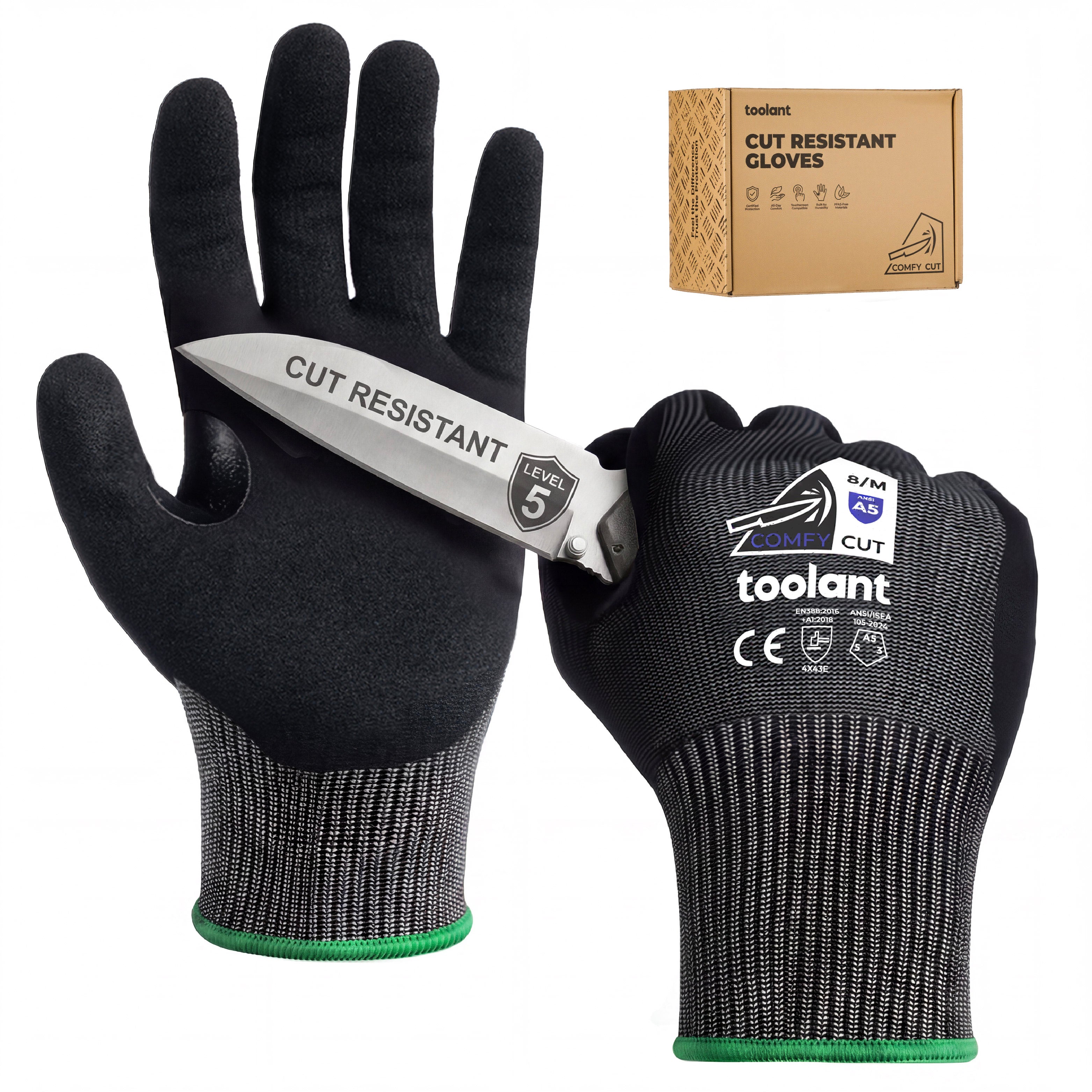 ComfyCut ANSI A5 Cut Resistant Gloves
