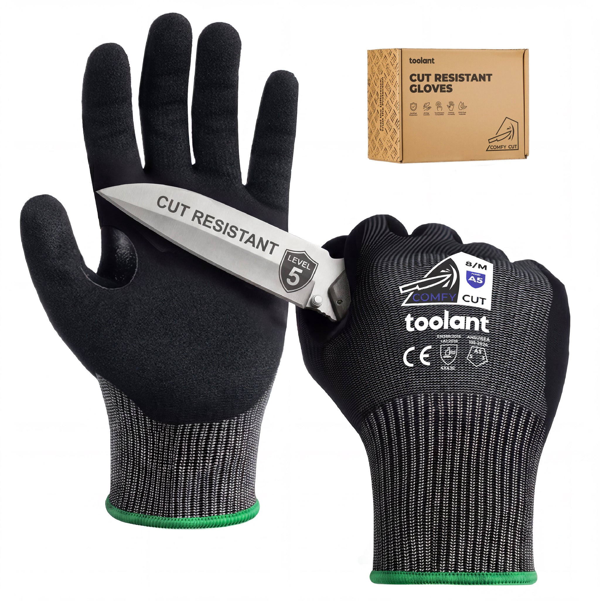 ComfyCut ANSI A5 Cut Resistant Gloves