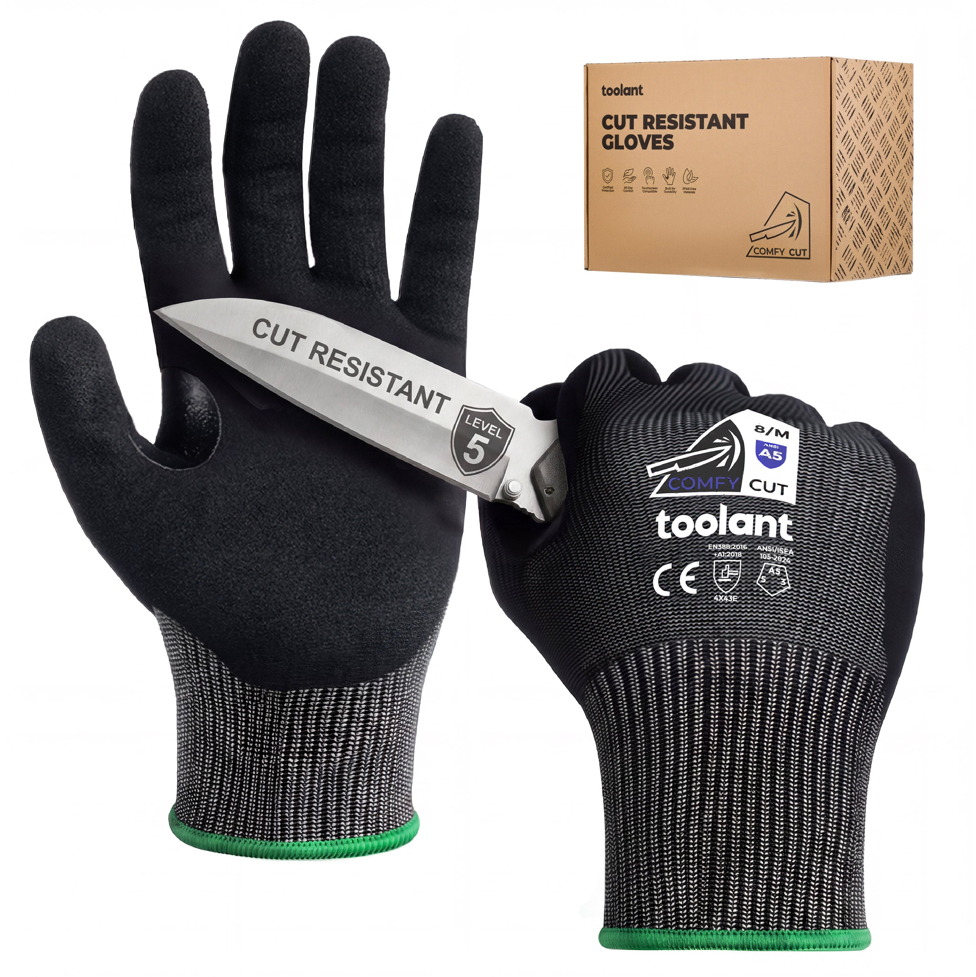 ComfyCut ANSI A5 Cut Resistant Gloves
