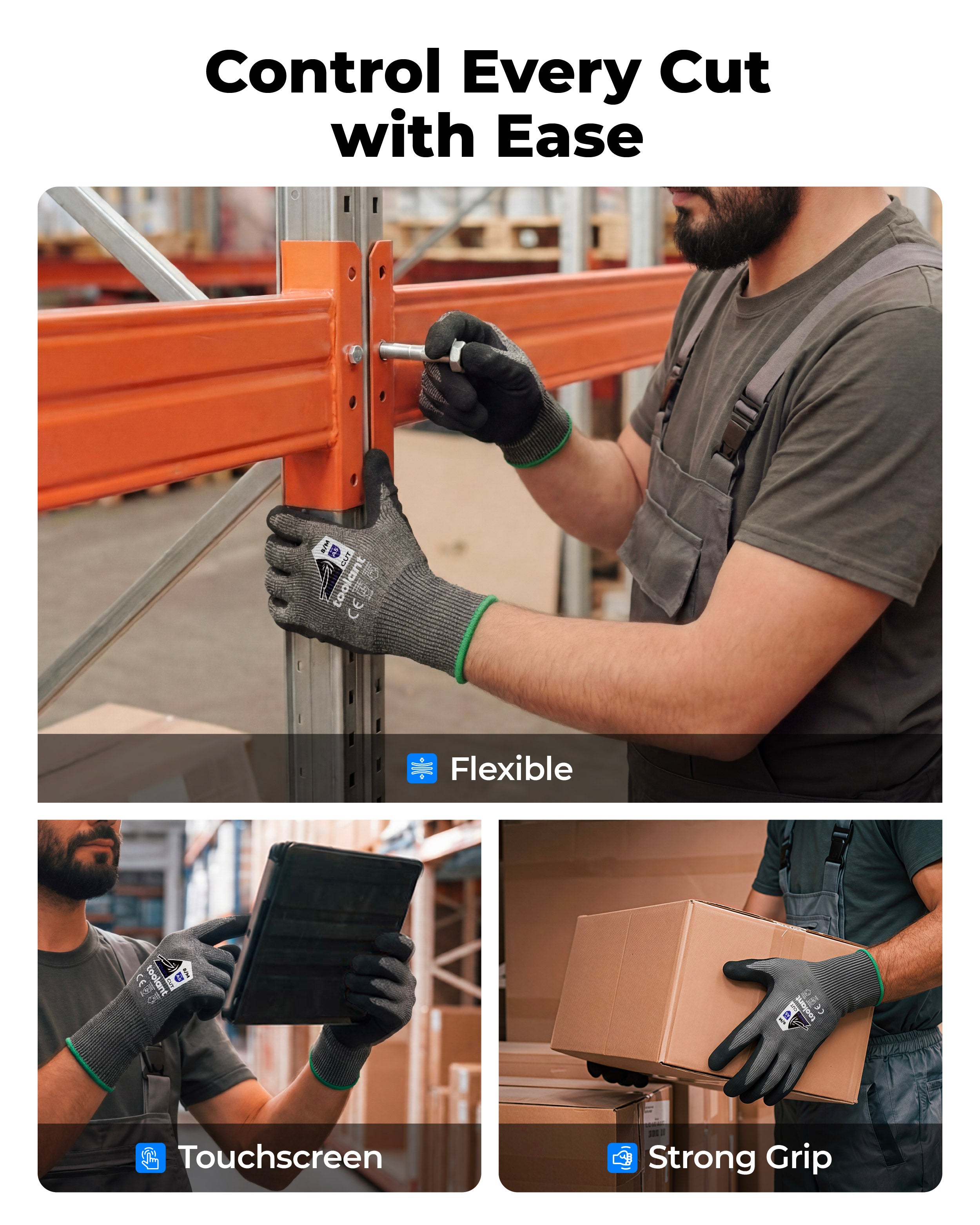 ComfyCut ANSI A5 Cut Resistant Gloves