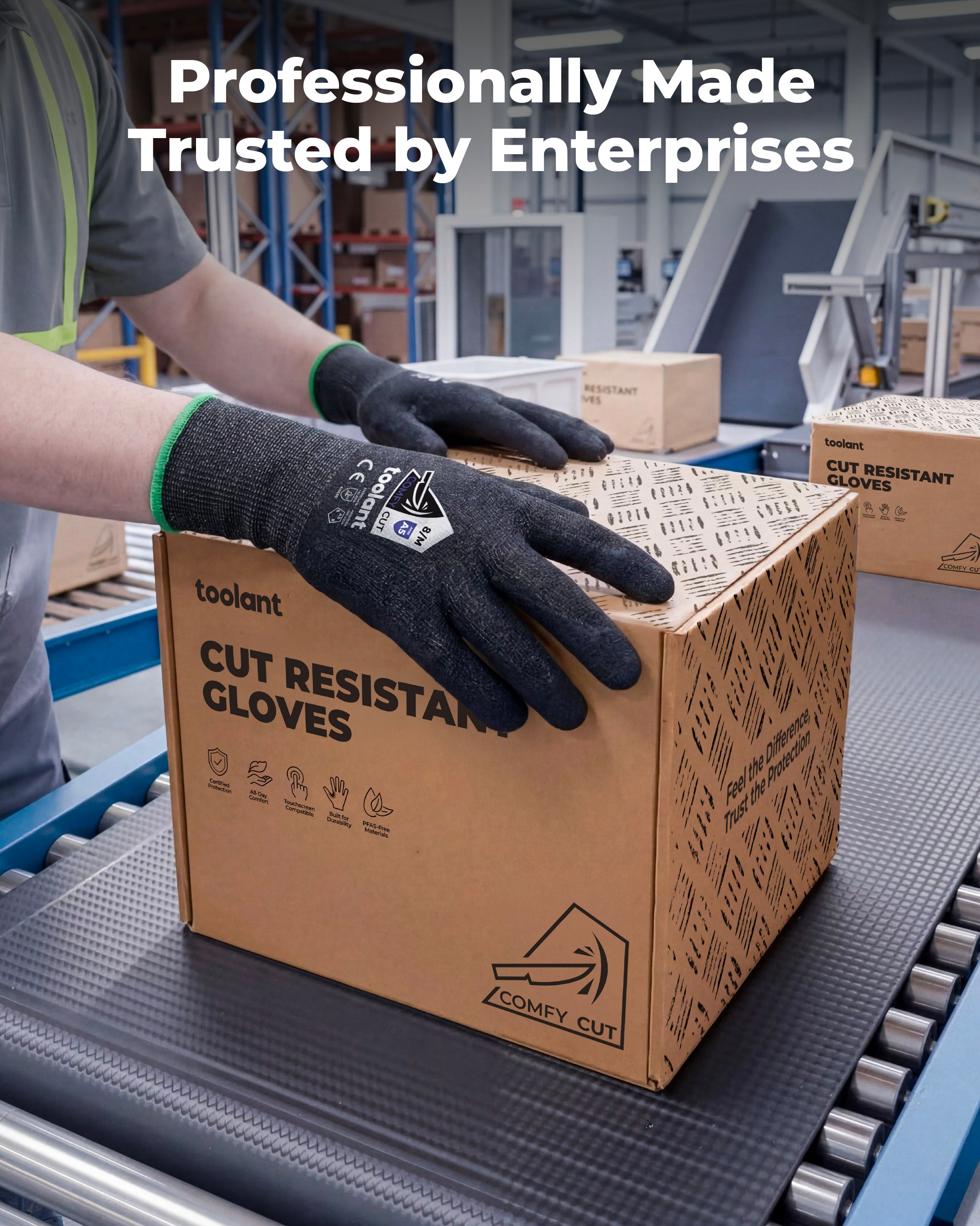 ComfyCut ANSI A5 Cut Resistant Gloves
