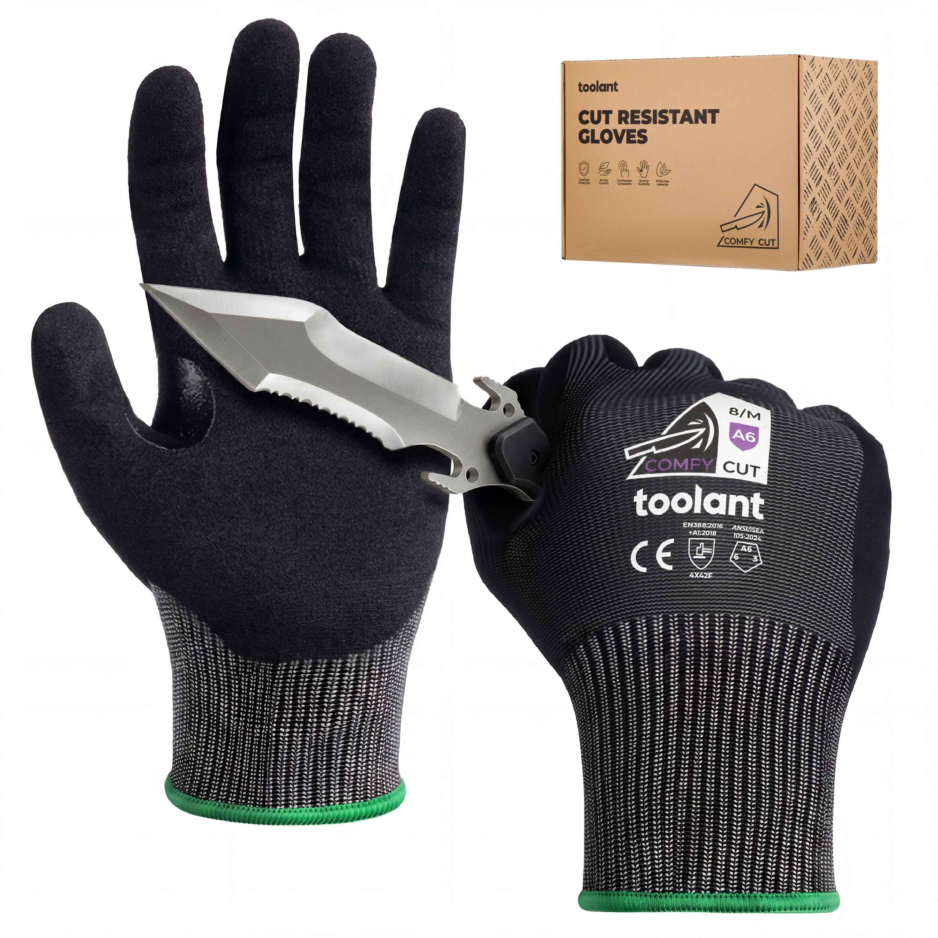 ComfyCut ANSI A6 Cut Resistant Gloves