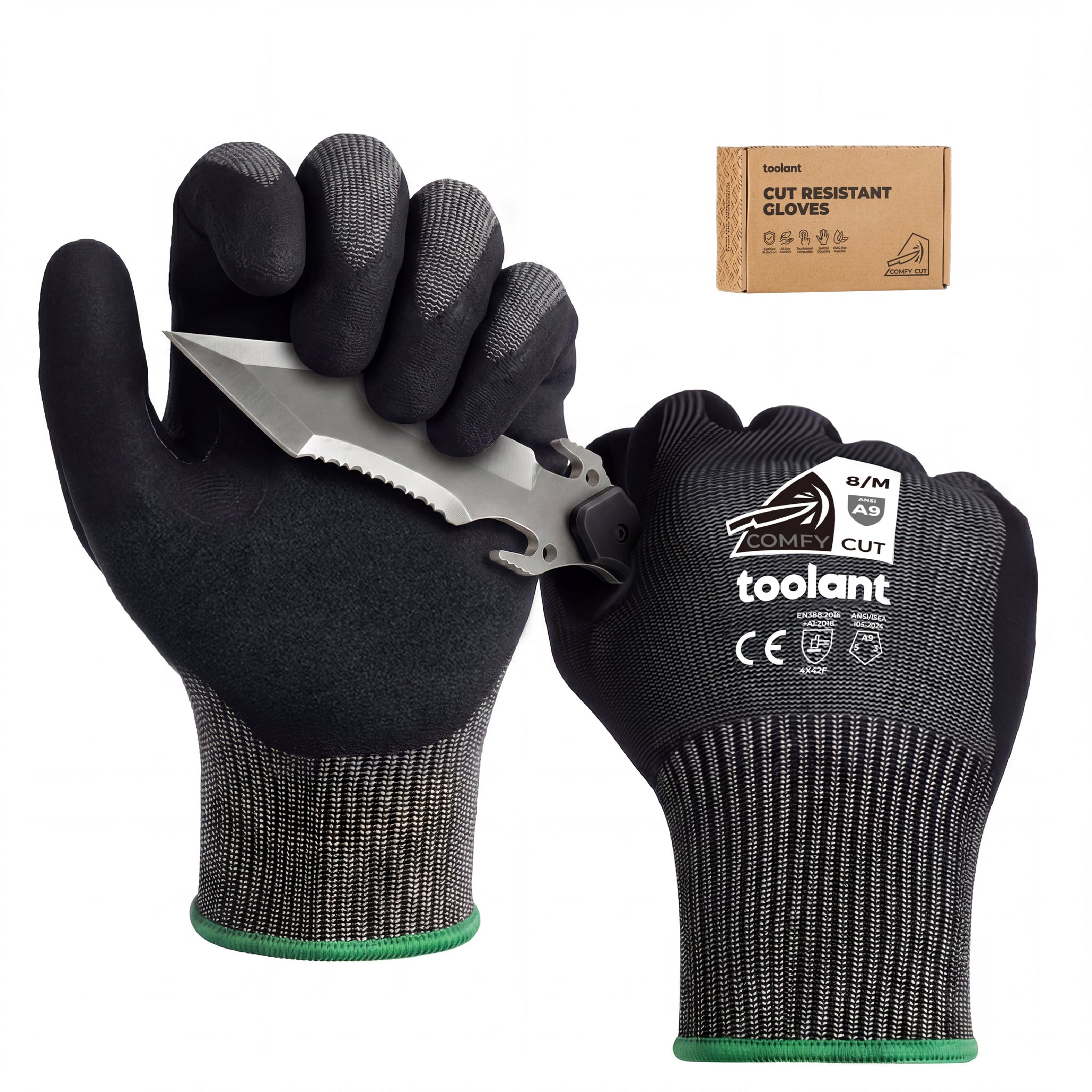 ComfyCut ANSI A9 Cut Resistant Gloves