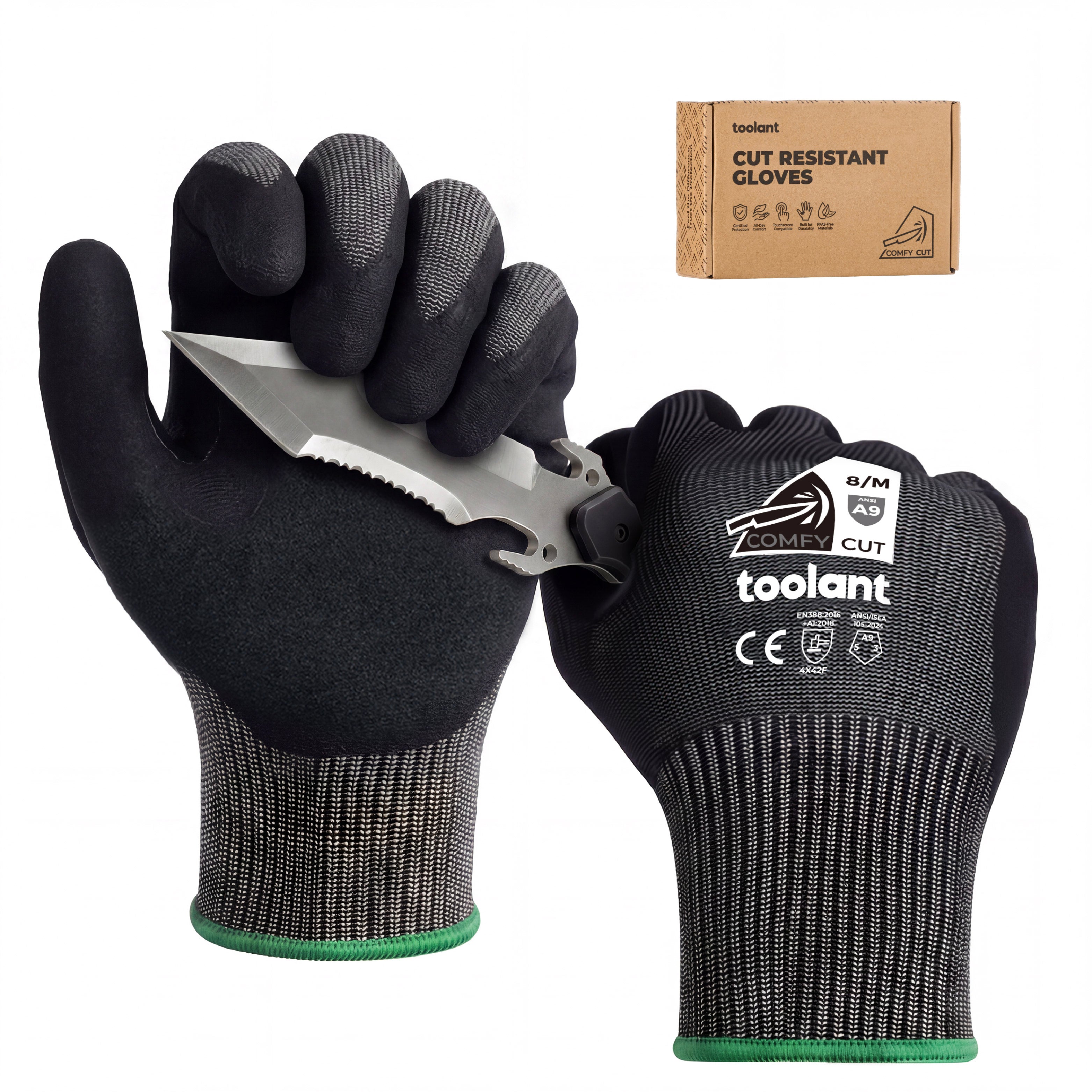 ComfyCut ANSI A9 Cut Resistant Gloves