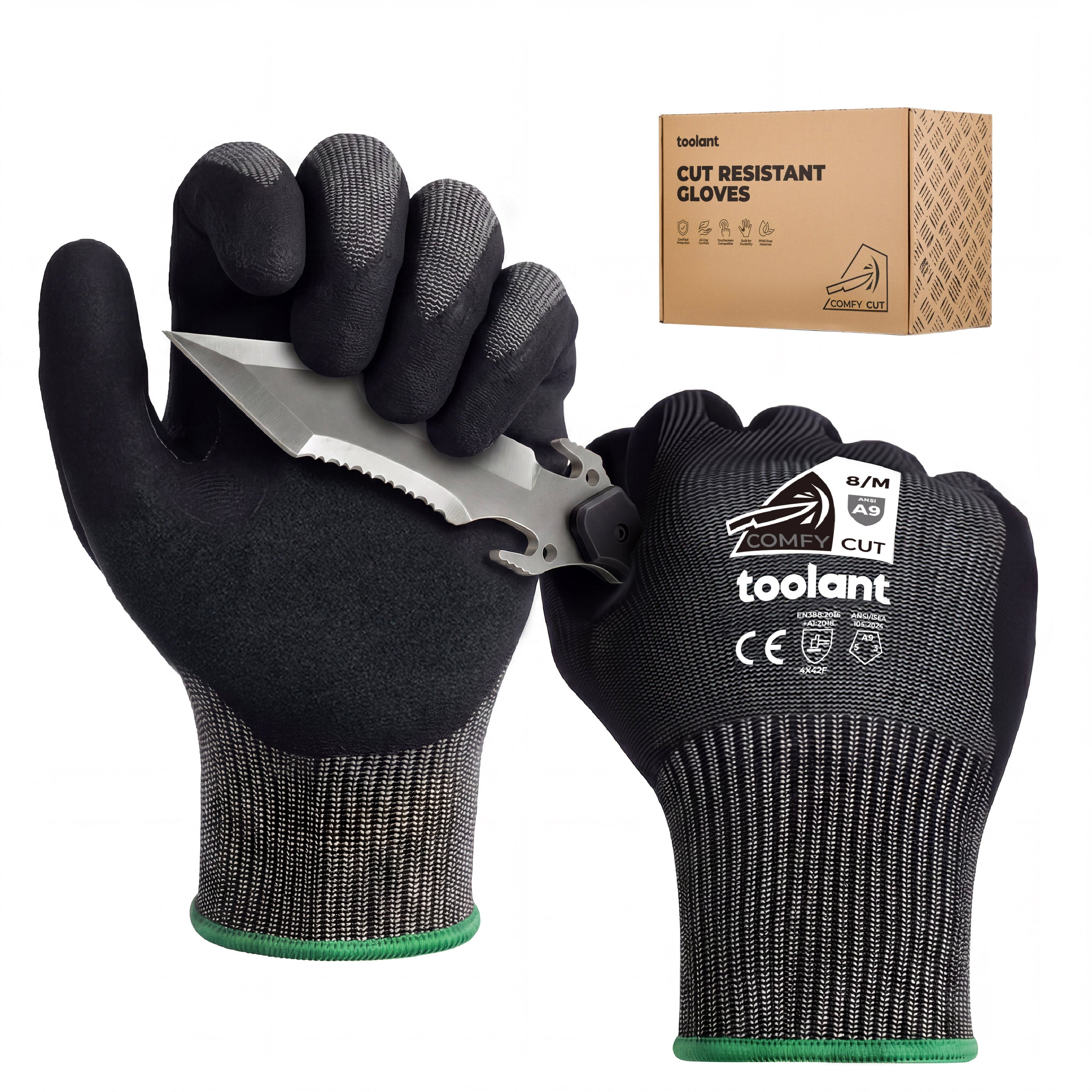 ComfyCut ANSI A9 Cut Resistant Gloves