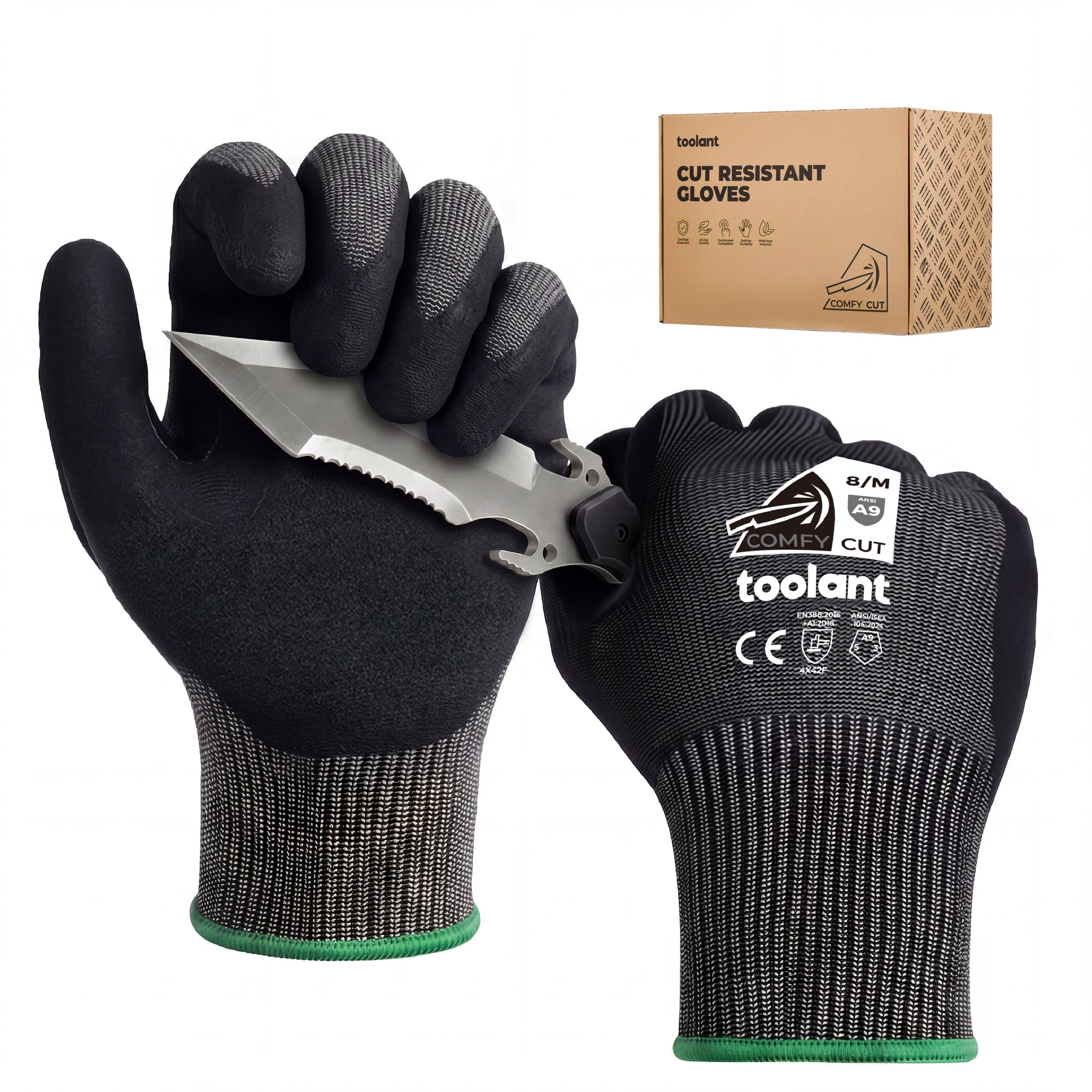 ComfyCut ANSI A9 Cut Resistant Gloves