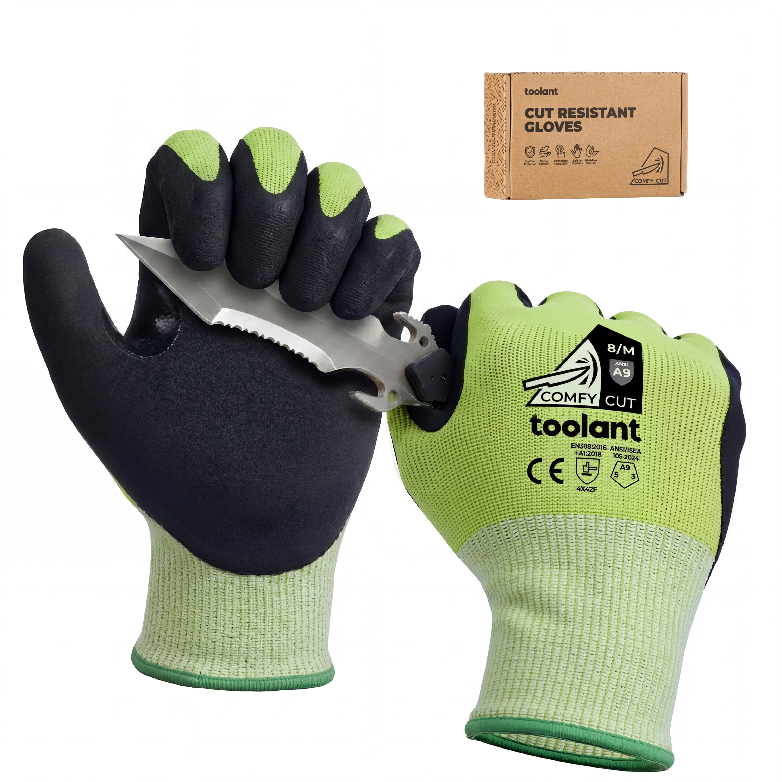 ComfyCut ANSI A9 Cut Resistant Gloves