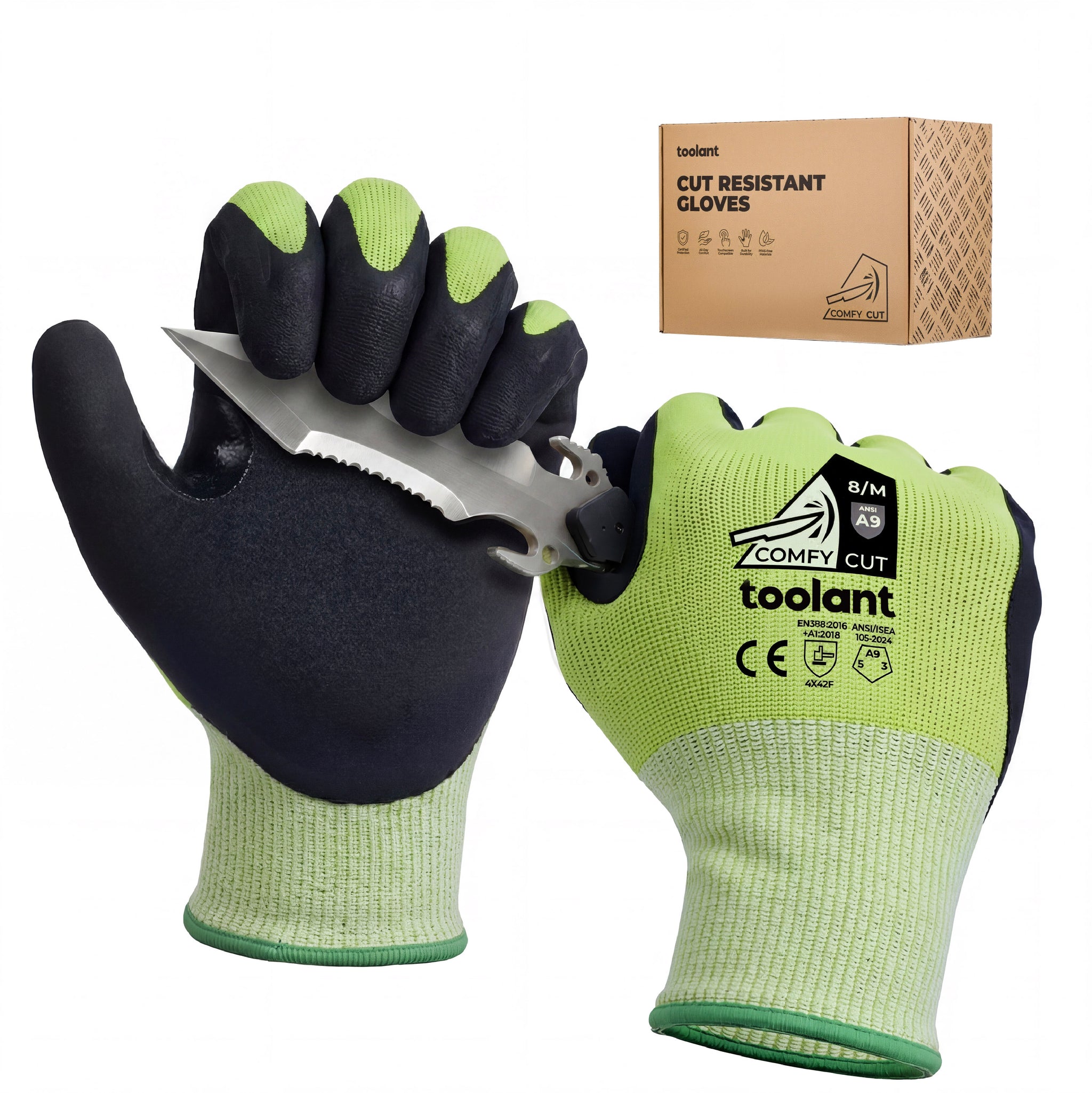 ComfyCut ANSI A9 Cut Resistant Gloves