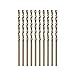 Cobalt Drill Bit Set, M35 High Speed Steel Metal Drill Bits Jobber Length for Hardened Metal