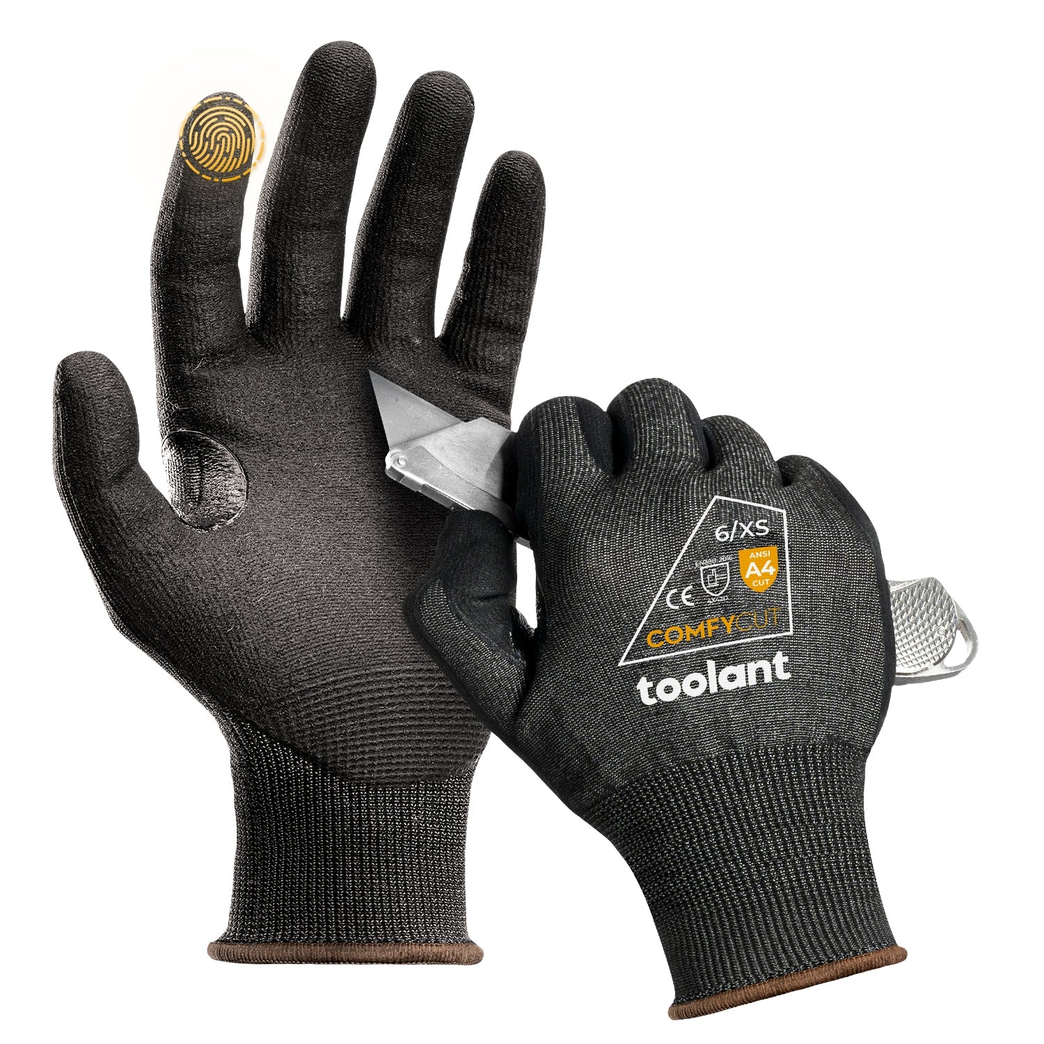 ANSI A4 Cut Resistant Work Gloves